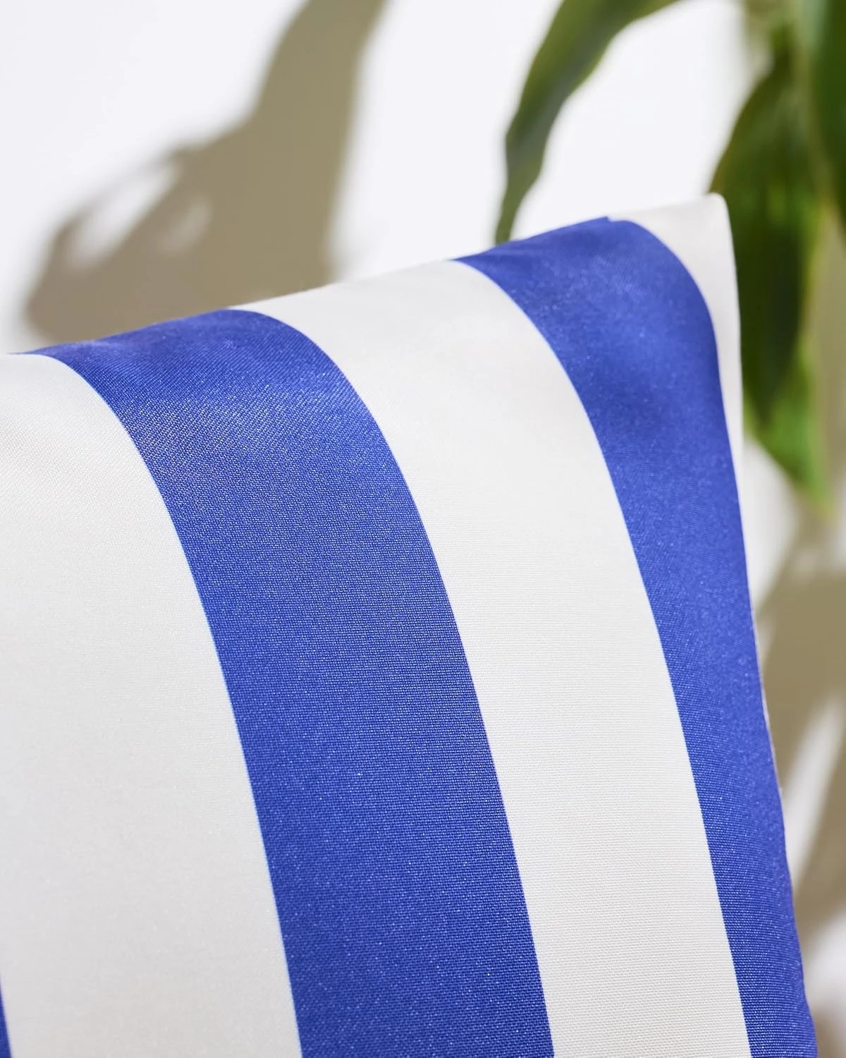 3 Gioia Casa 2-Pack Striped Outdoor Waterproof Cushion Covers - Royal Blue, 45×45cm, 3 of 3