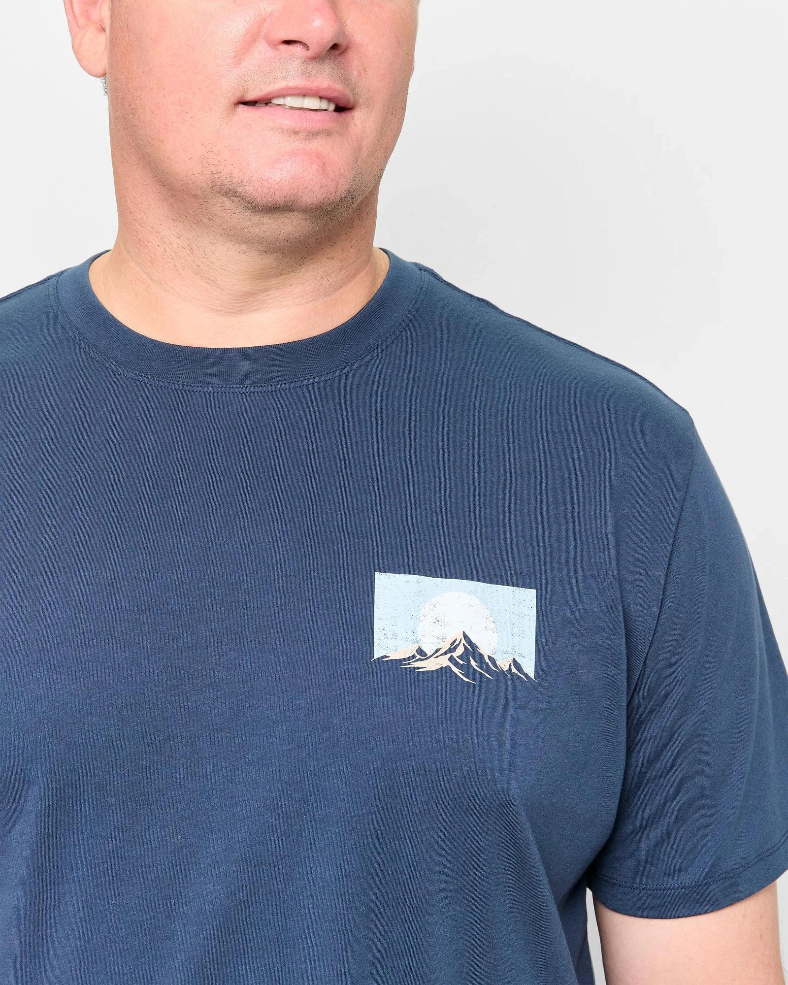 5 Target Plus Size Australian Cotton Adventure Print T-Shirt NAVY BLUE, 5 of 5