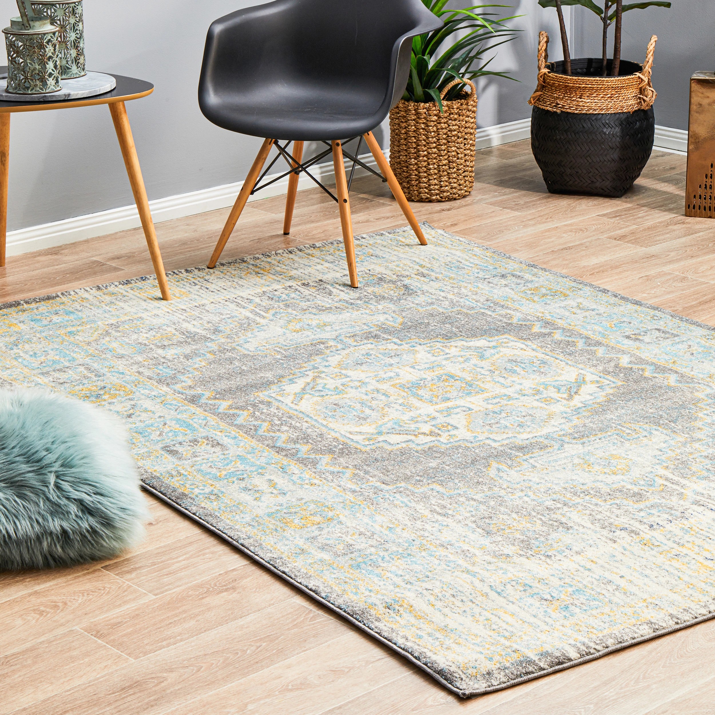 3 Common Ground Rugs Era 944 230x160cm - Medium Indoor Floor Rug - Grey, 3 of 8