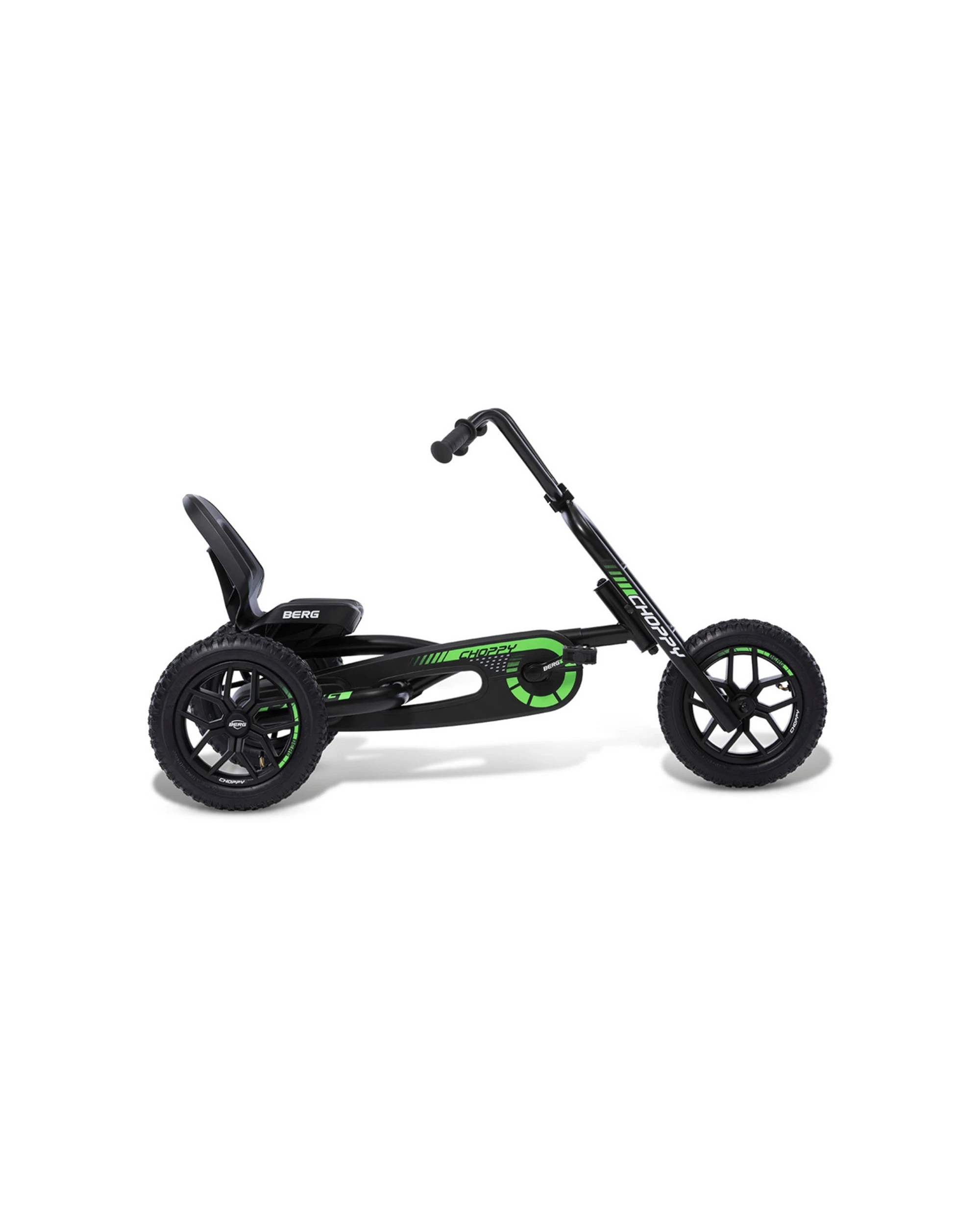 3 Berg Choppy Neo 2.0 Kids Pedal Go Kart Green Black 3-8 Years Ride On Toy - Green, 3 of 3