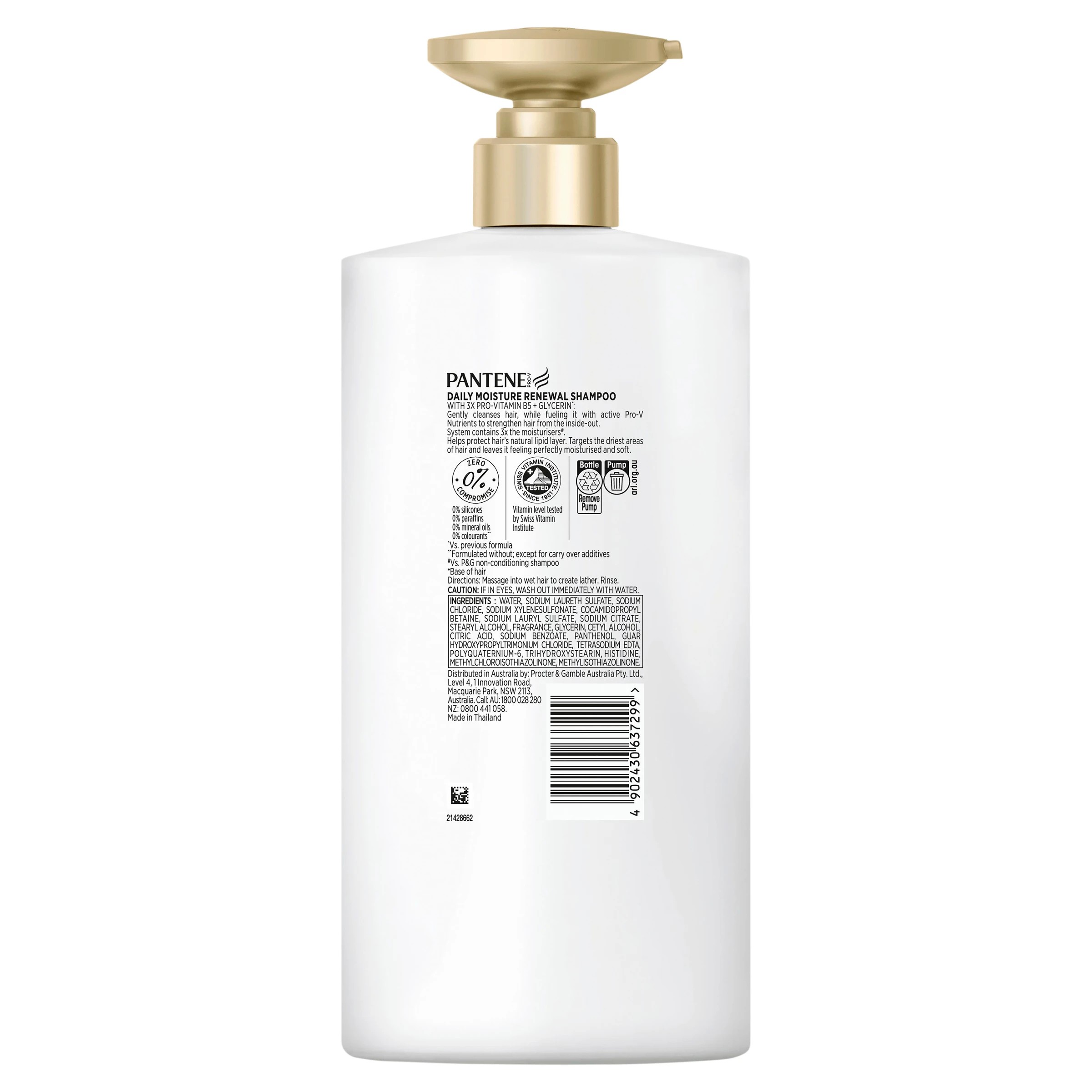 2 Pantene Pro-V Daily Moisture Renewal Shampoo 900ml - Multi, 2 of 10
