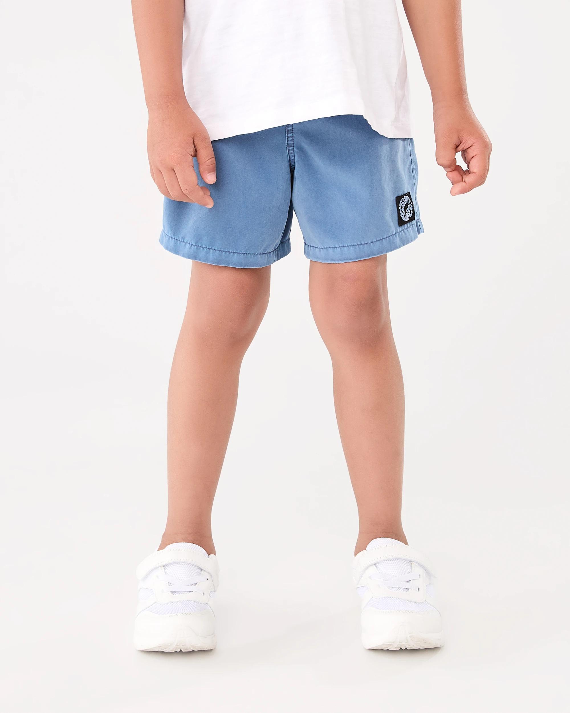 1 Washed Shorts Dim Blue, 1 of 5