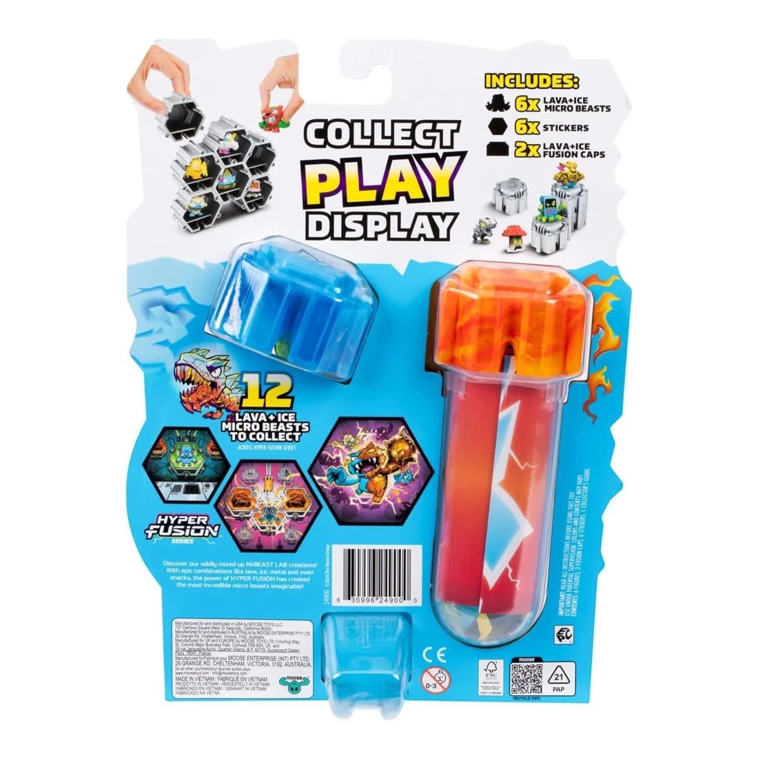 10 MrBeast Lab Swarms S3 Fire & Ice Pack Exclusive Playset, 10 of 10