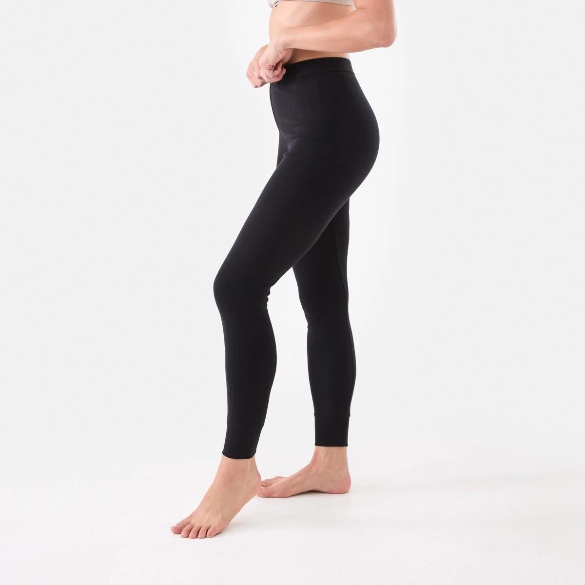 2 Thermal Pointelle Leggings Black, 2 of 4