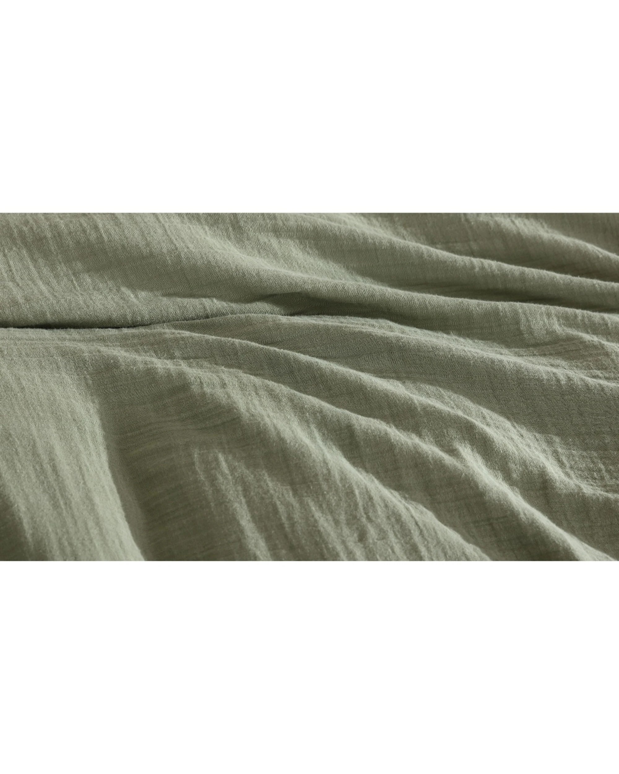 2 Ardor Earth 100% Cotton Olive Quilt Cover Set Home Bedding - King Bed - Green, 2 of 2