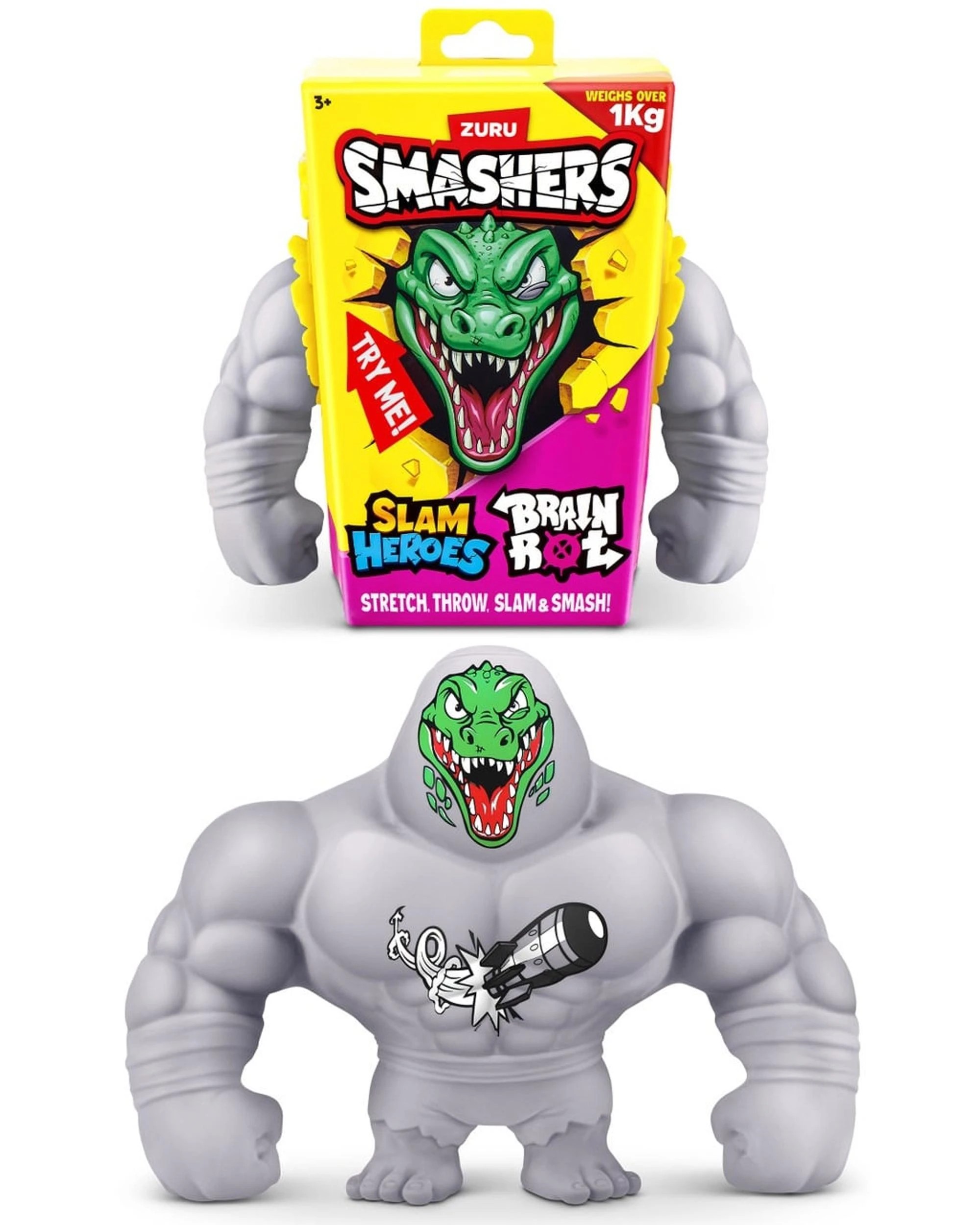 6 Zuru Smashers Slam Heroes Brainrot Assorted, 6 of 7