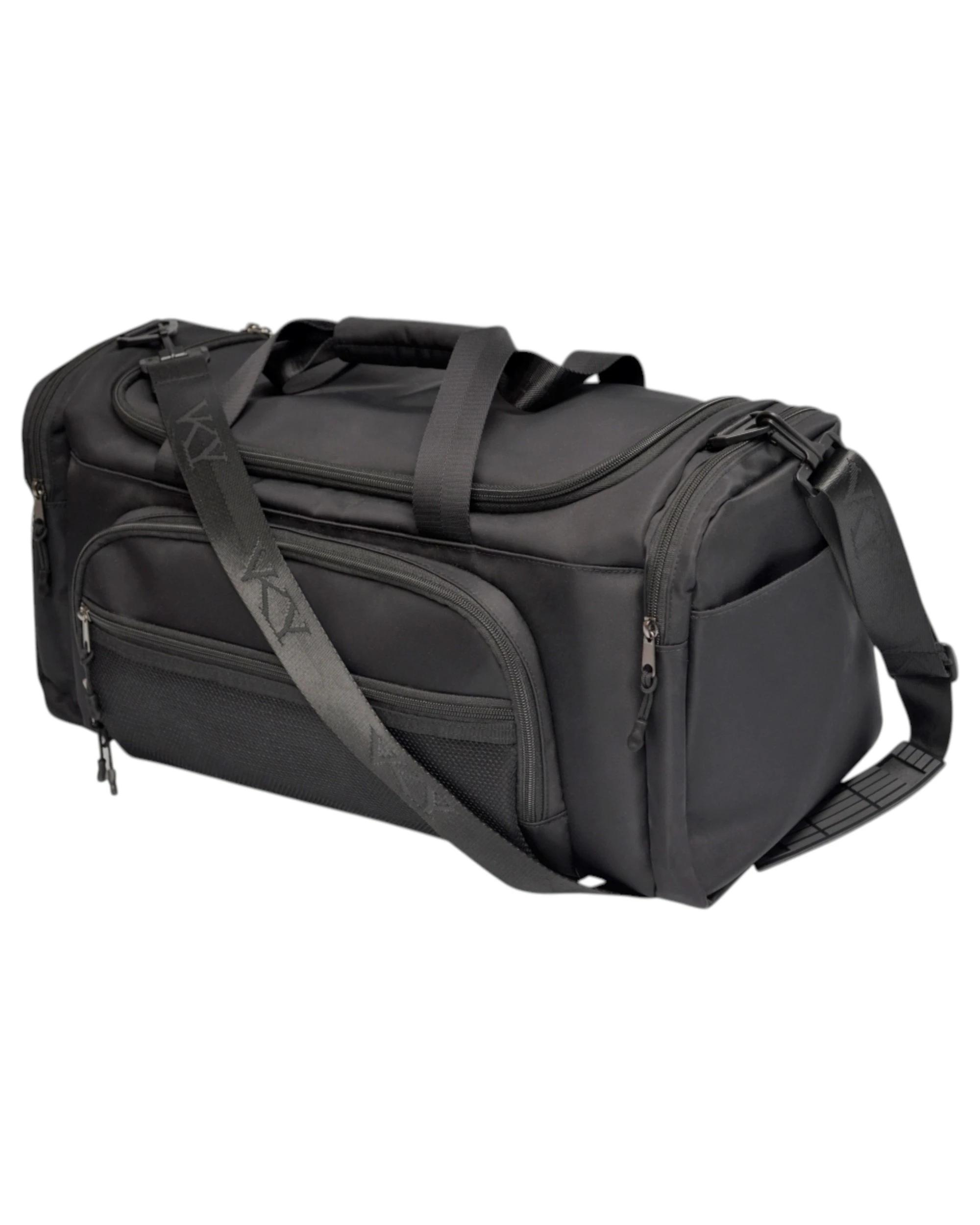 3 VKY Unisex Sports Gym Sport Travel Weekender Duffel Bag BLACK, 3 of 6