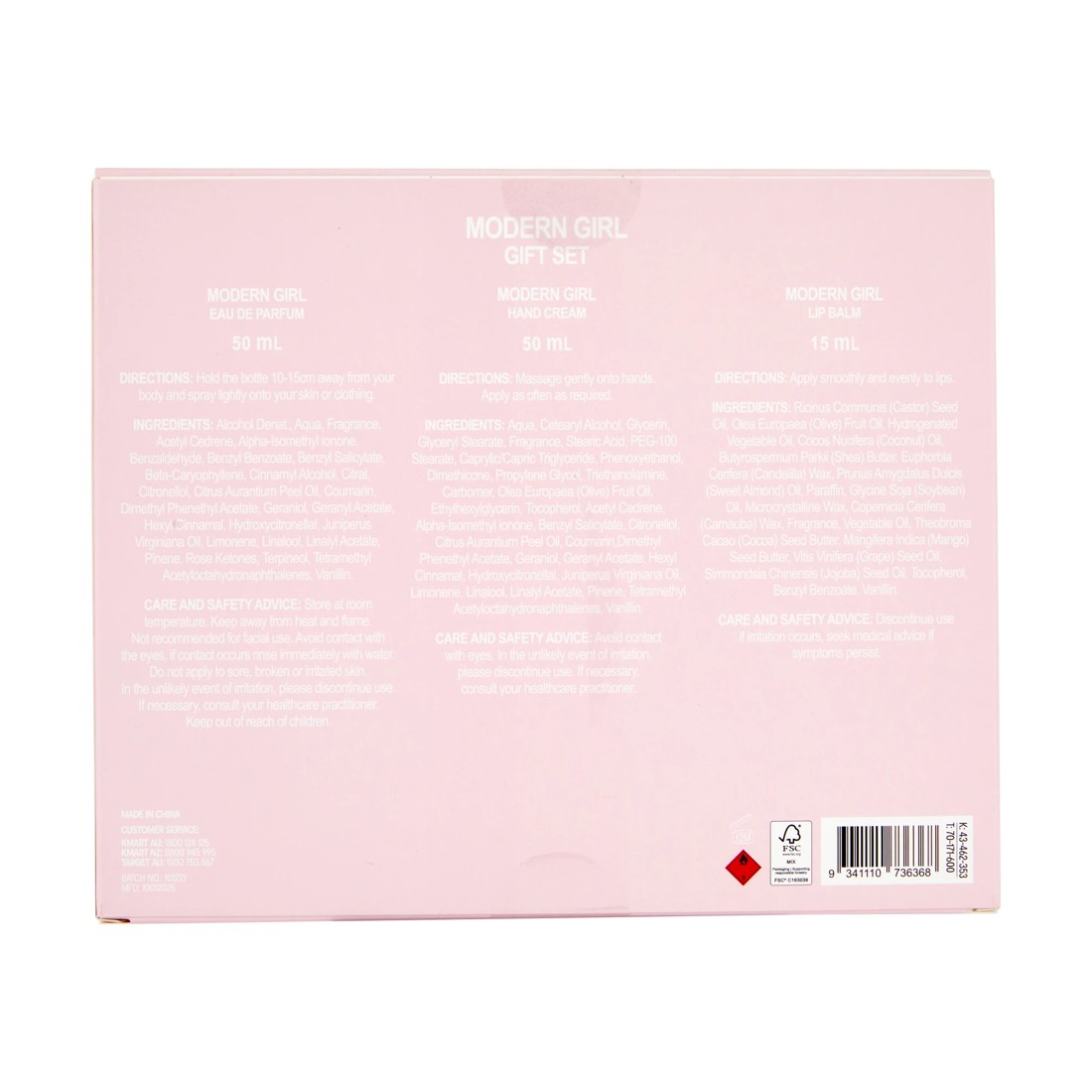 6 OXX Fragrance 3 Piece Modern Girl Gift Set, 6 of 6