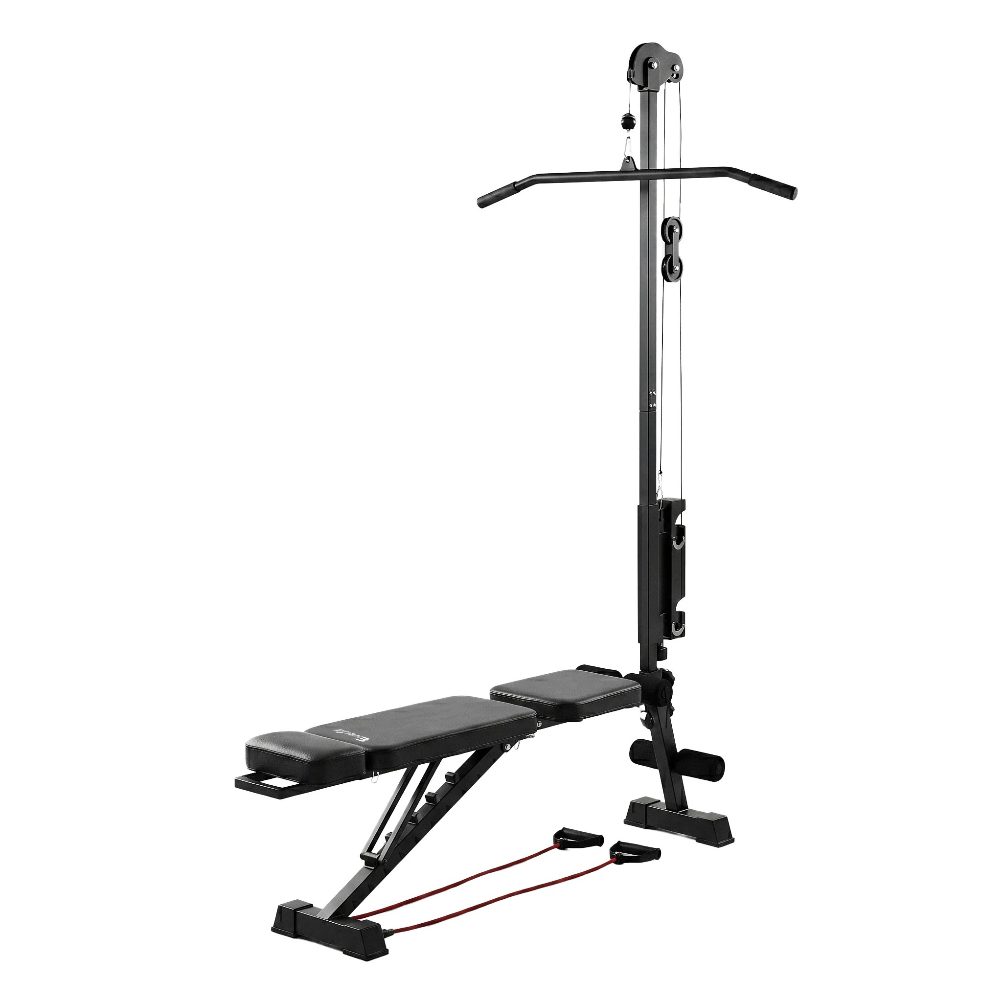 4 Everfit Adjustable Weight Bench Foldable Multi-Function Weight Bench - Black, 4 of 8