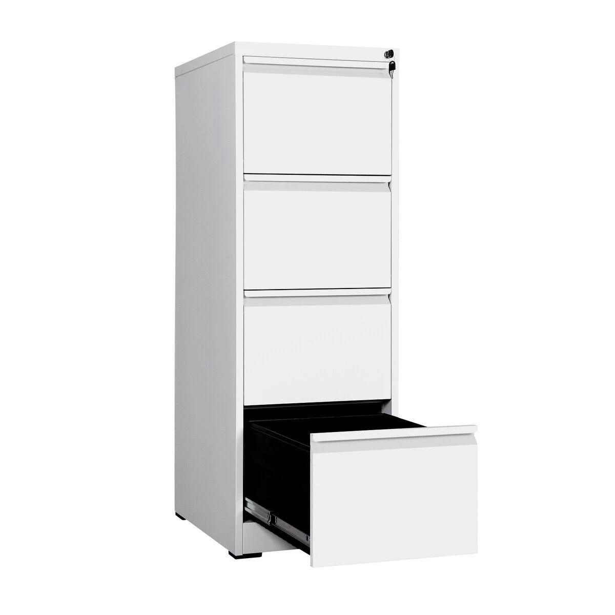 2 Ausway 4 Drawer File Cabinet Steel Office Storage, 2 of 3
