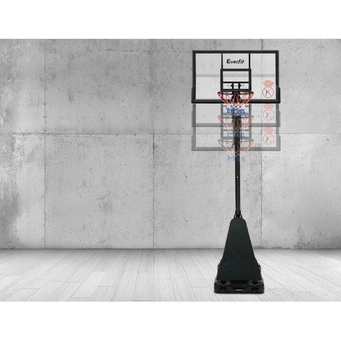 5 Everfit 3.05M Basketball Hoop Stand System Adjustable Height Portable  Pro - Black, 5 of 7