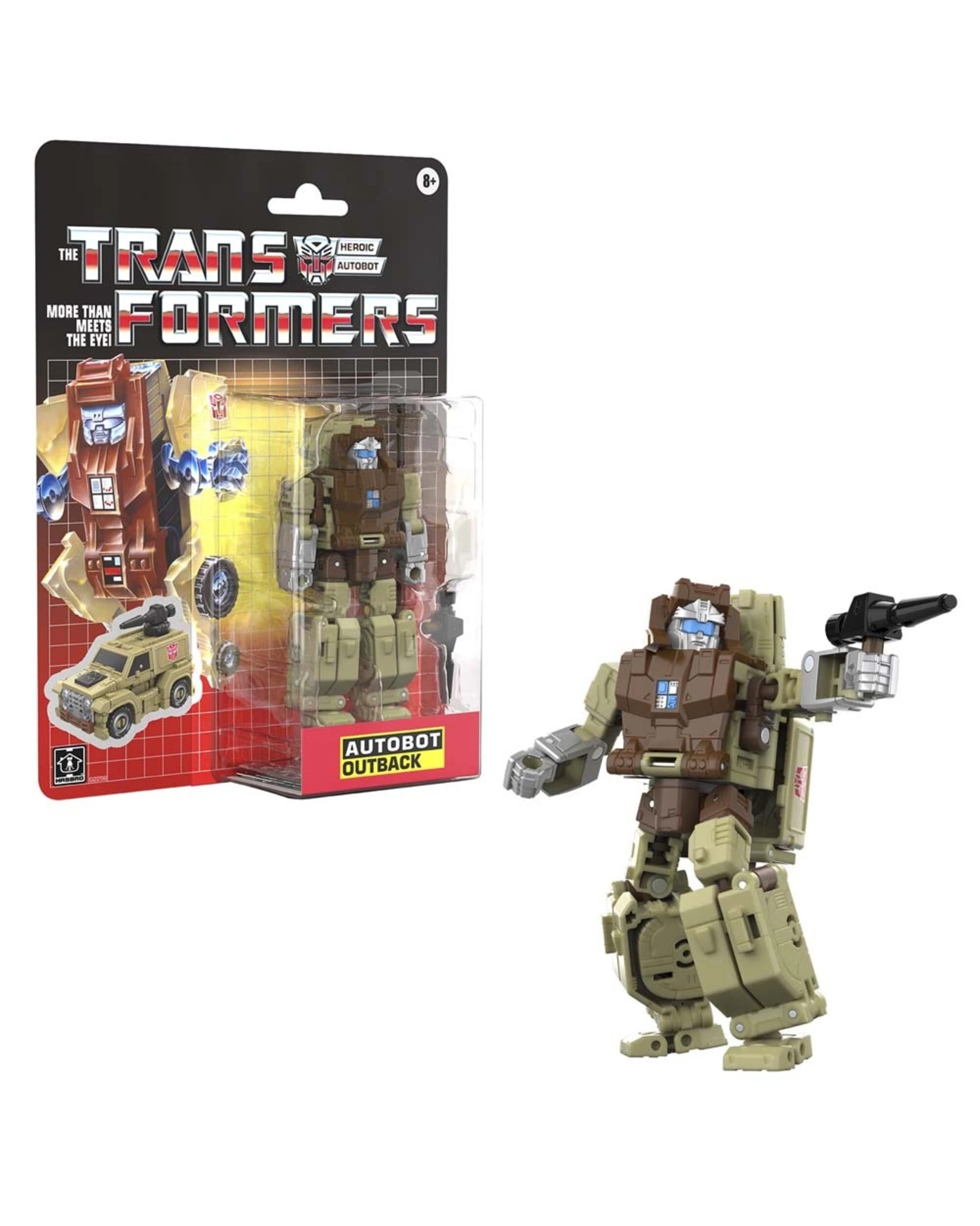 4 Transformers - G1 Autobot Outback Retro Action Figure, 4 of 5