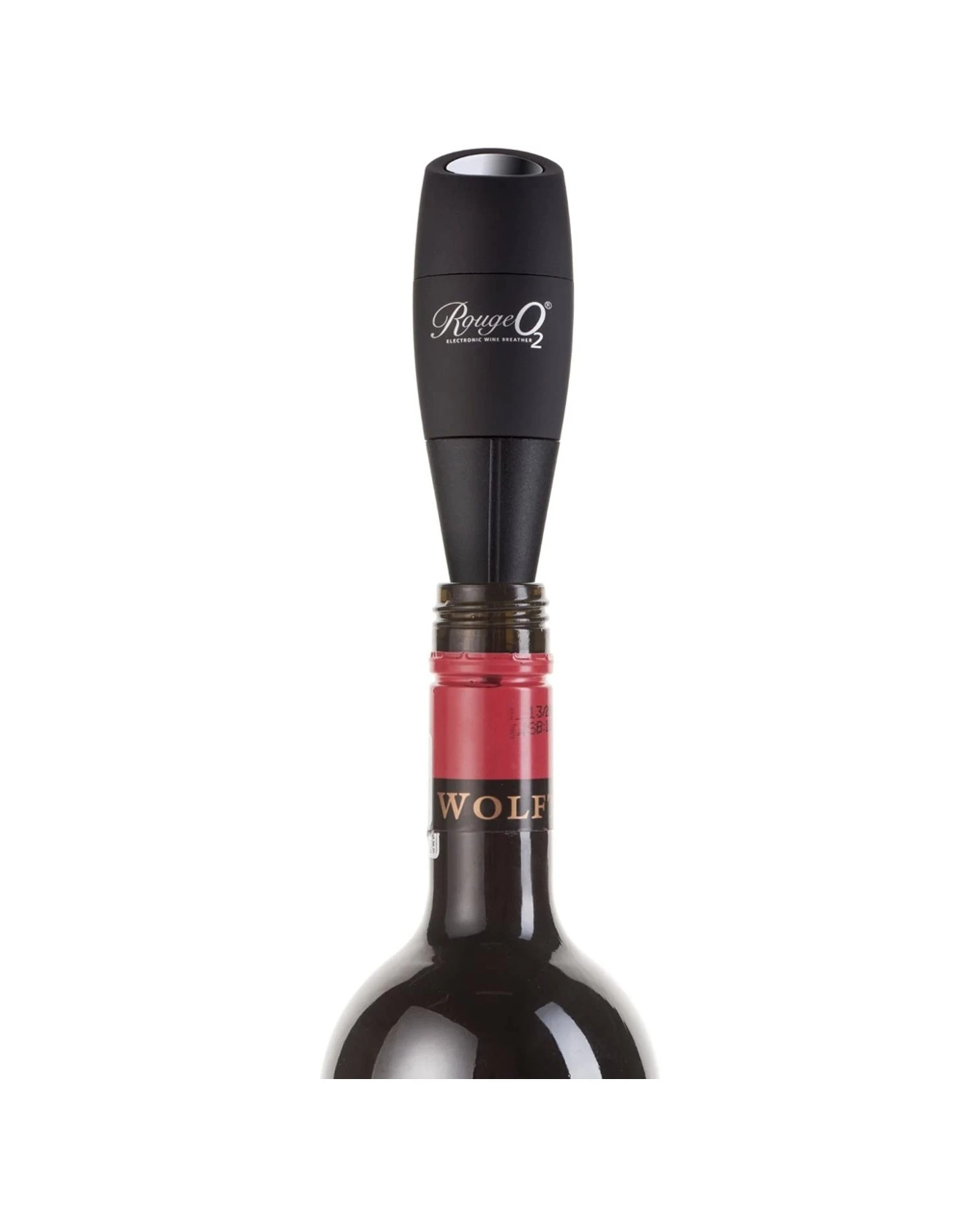 2 CellarDine Rouge 02 Electronic Wine Aerator Efficient Easy Use 29cm - Black, 2 of 3