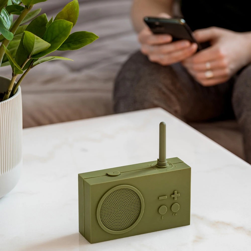5 Lexon Thykho 3 Fm Radio & Bluetooth Speaker - Green, 5 of 5