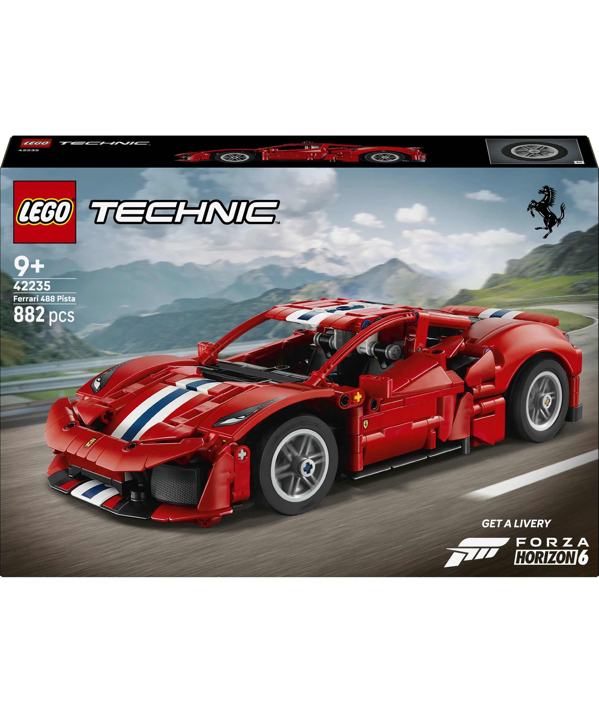 1 LEGO Technic Ferrari 488 Pista Car 42235, 1 of 10