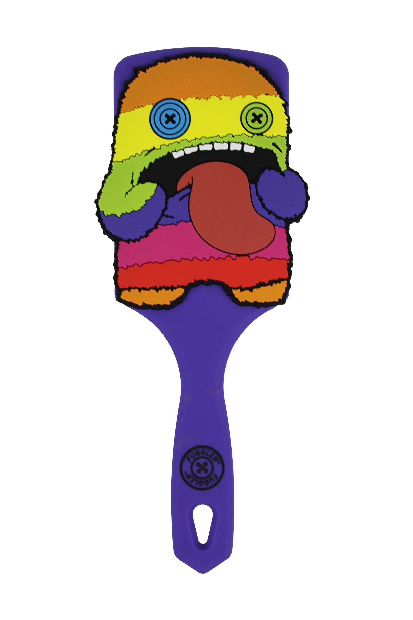 2 Fuggler Paddle Hairbrush - Rainbow, 2 of 4