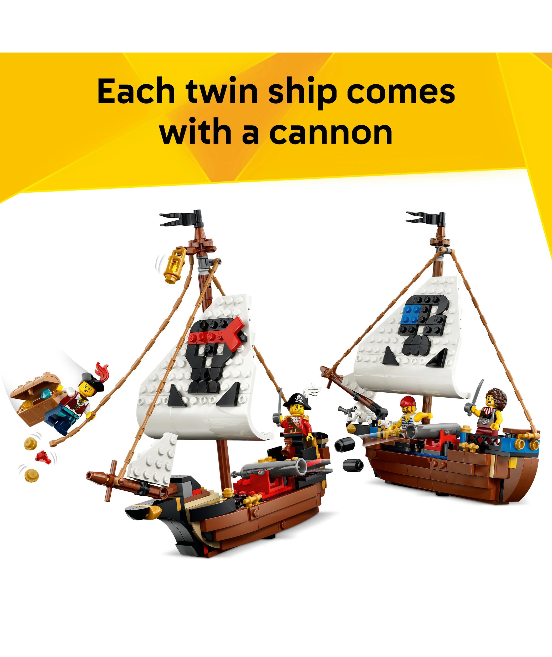 6 LEGO Creator Iconic Pirate Ship 31387, 6 of 9