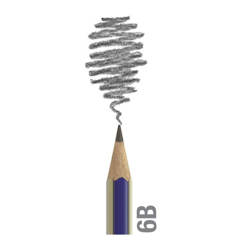 5 Faber-Castell Goldfaber Graphite Pencil 6B, 5 of 7