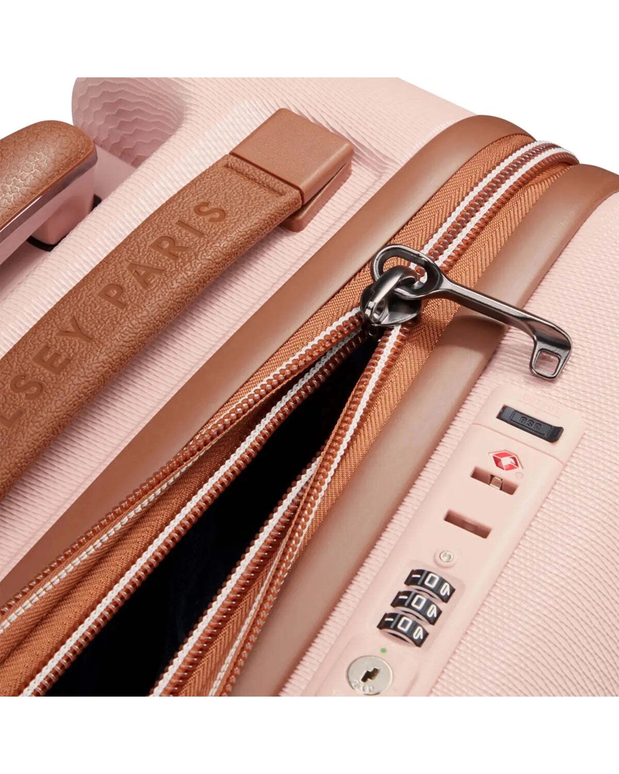 6 Delsey Chatelet Air 2.0 55 cm 4-Wheel Cabin Suitcase TSA Lock USB Port - Pink, 6 of 7