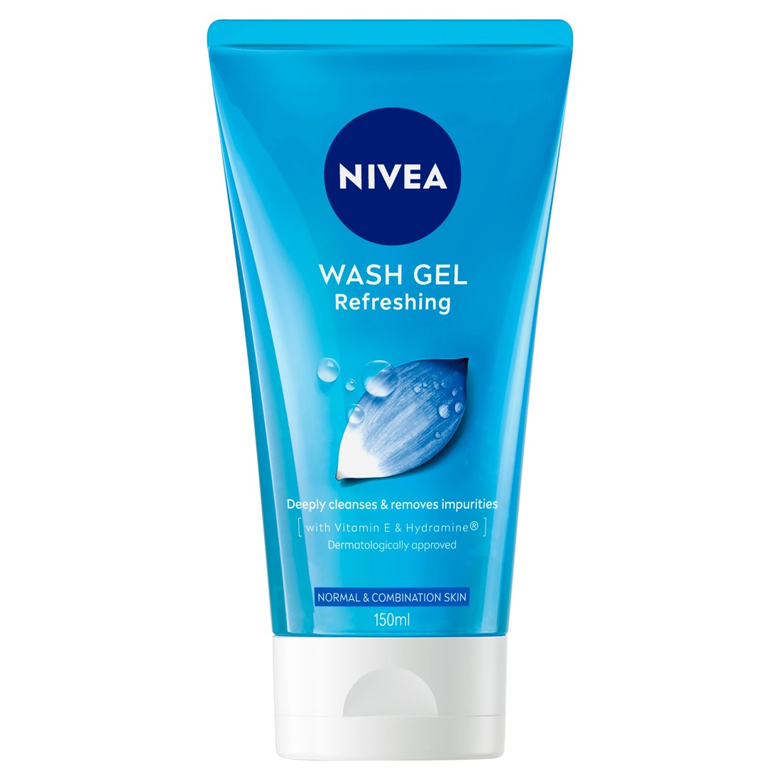 1 Nivea Refreshing Wash Gel 150ml - Hydramine and Vitamin E, 1 of 7