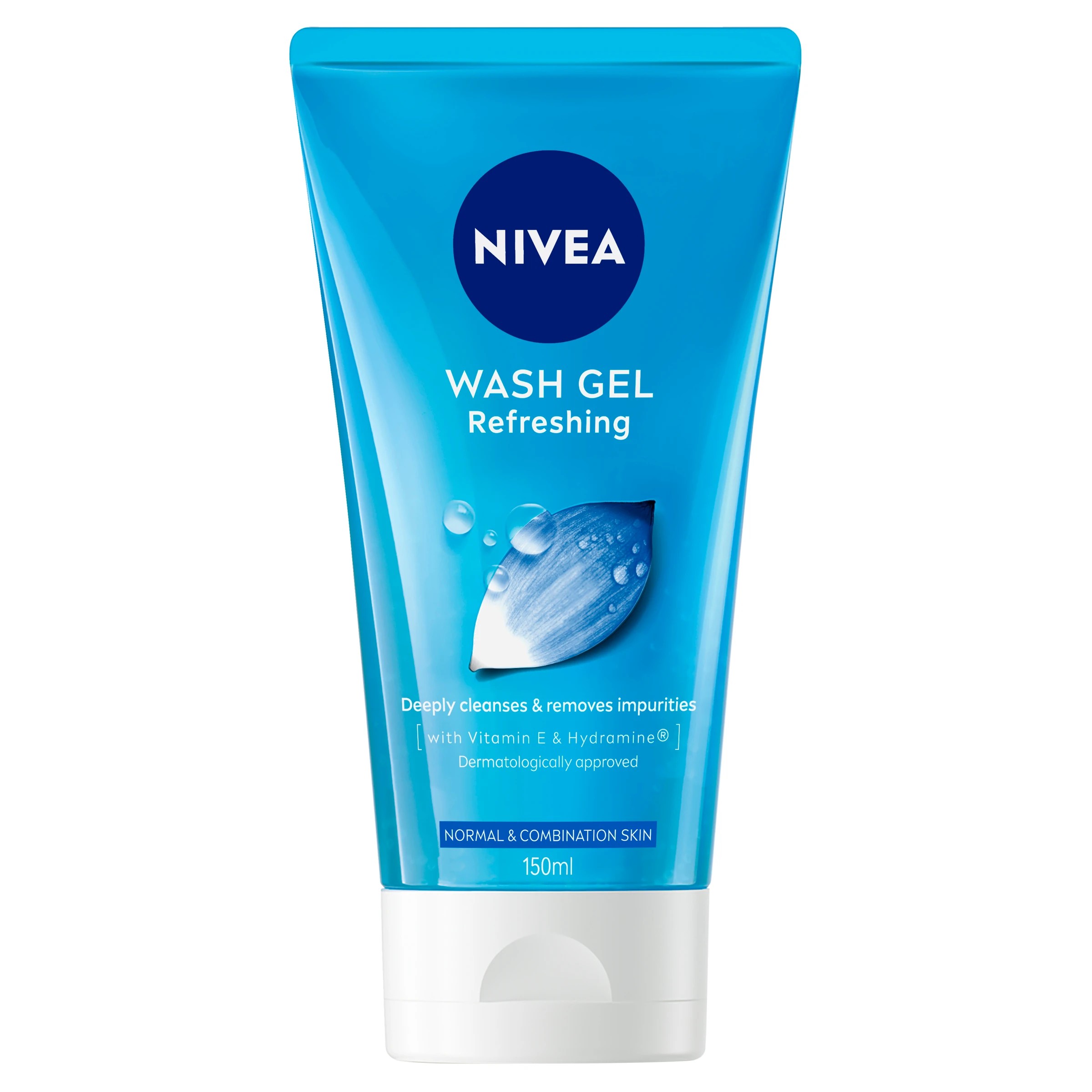 1 Nivea Refreshing Wash Gel 150ml - Hydramine and Vitamin E, 1 of 7