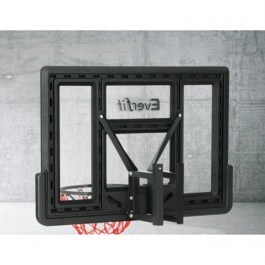 5 Everfit 45" Basketball Hoop Backboard Wall Mounted Ring Net Sports Pro System - Blue, 5 of 7