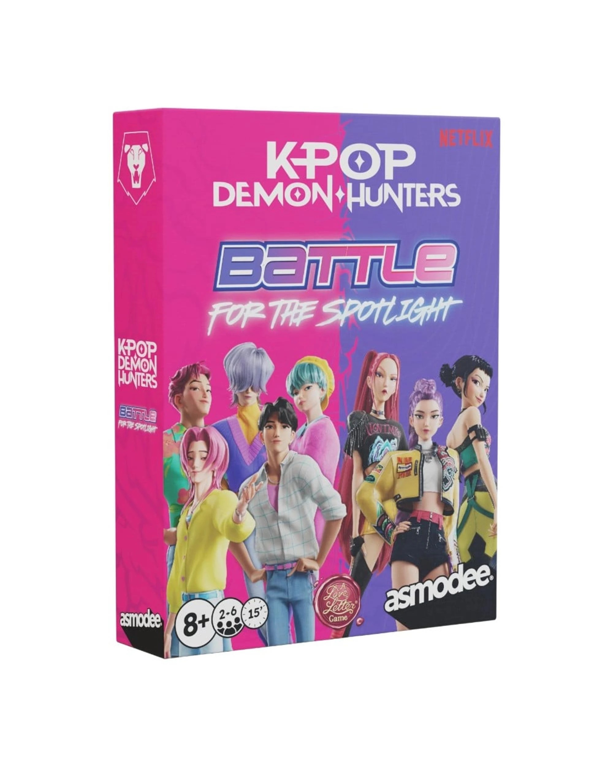 1 K-POP Demon Hunters Battle For The Spotlight: A Love Letter Card Game, 1 of 9
