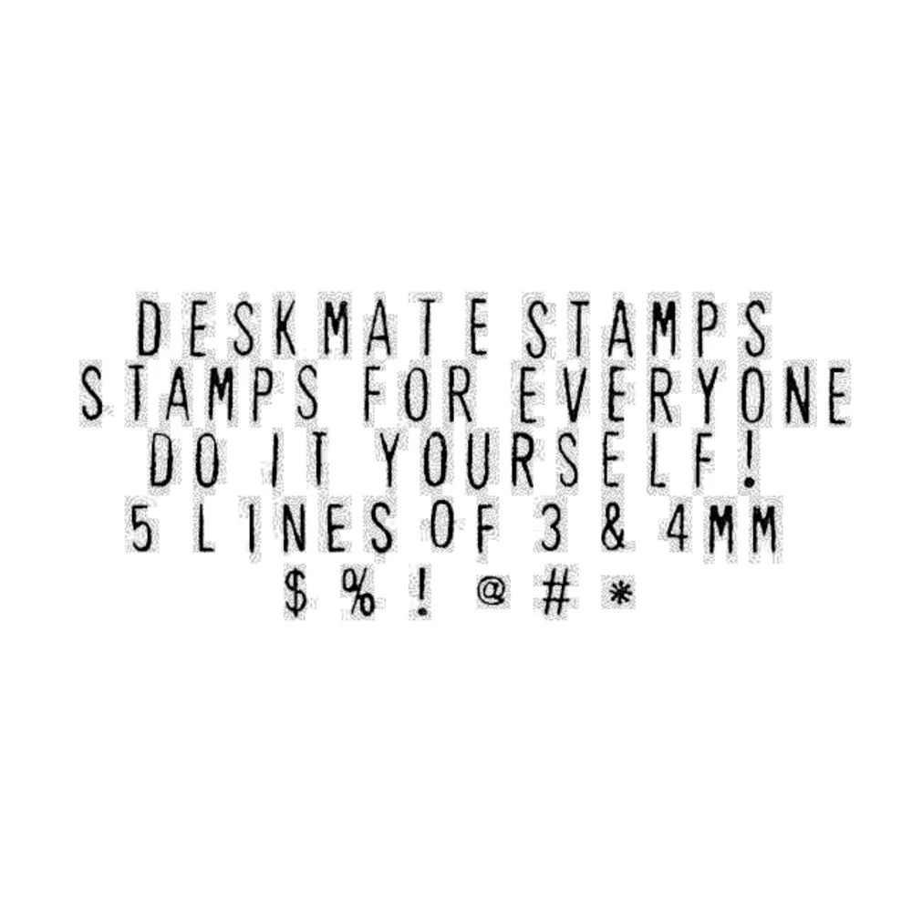 2 Deskmate DIY Stamp Kits 5 Lines 3 and 4mm, 2 of 2
