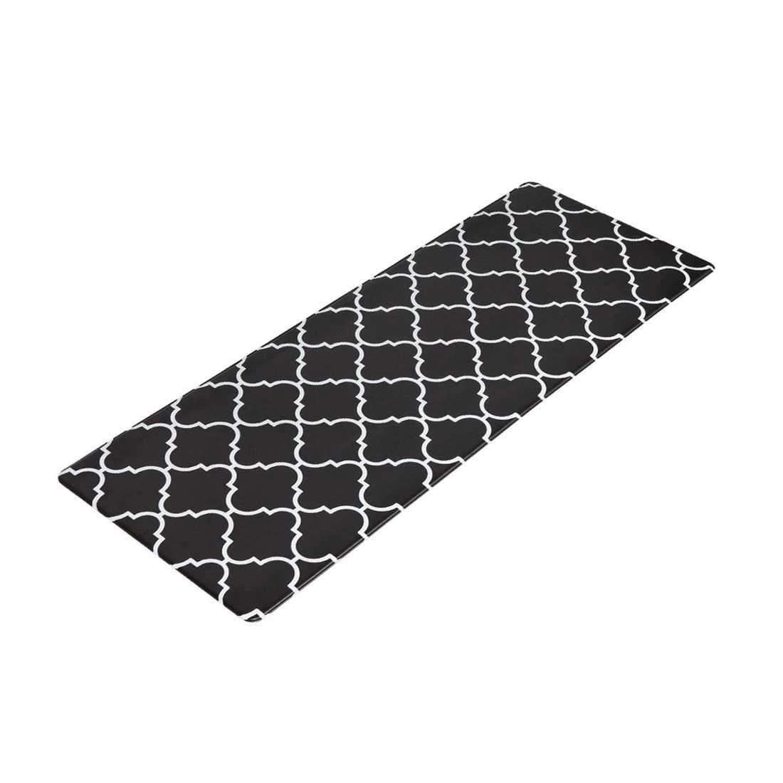 1 Artiss Kitchen Mat 45x120cm PVC Floor Rug Carpet Non-slip - Black, 1 of 7