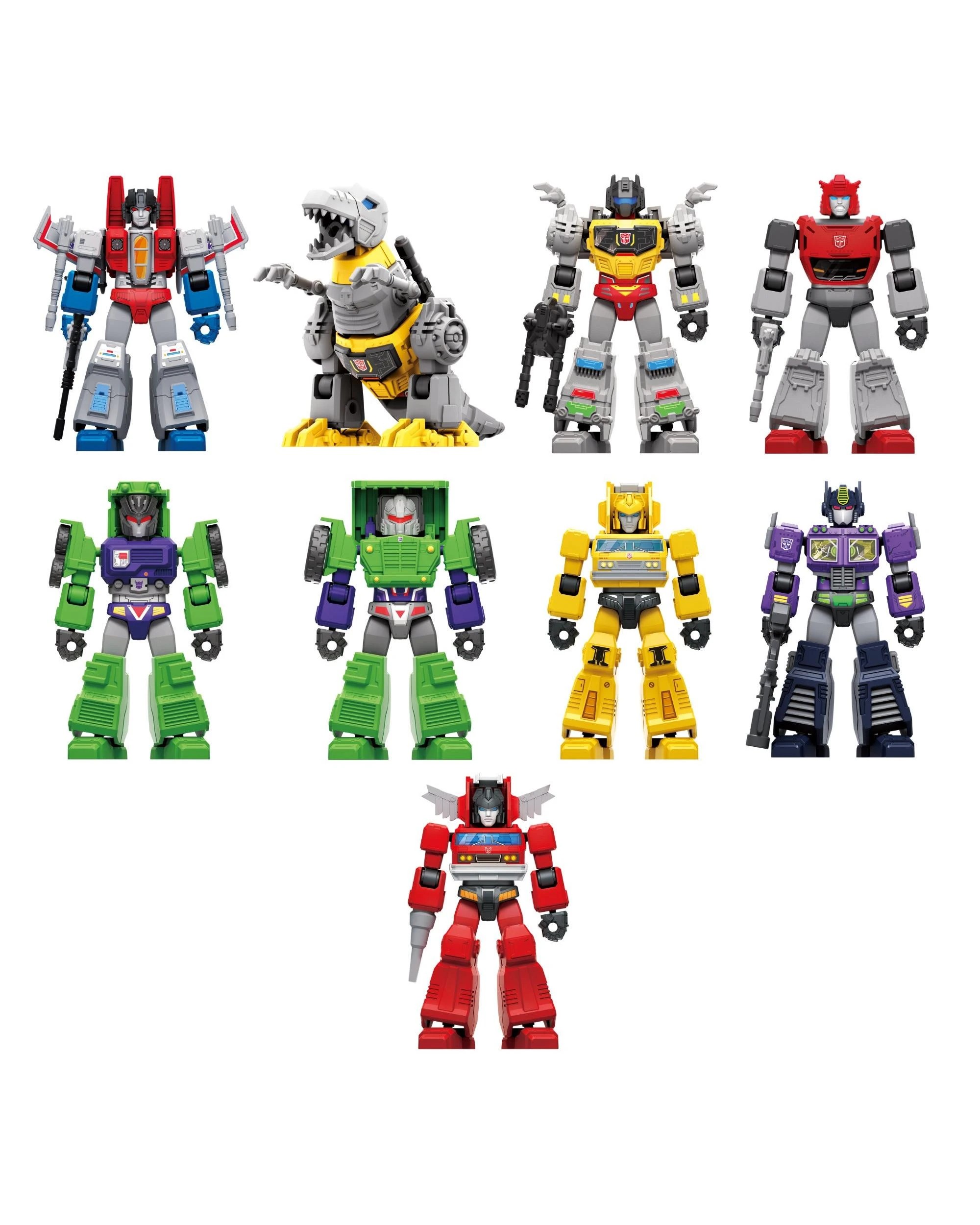 2 Blokees Transformers Galaxy Version 02 SOS Model Kit Blind Box - Set of 9, 2 of 3