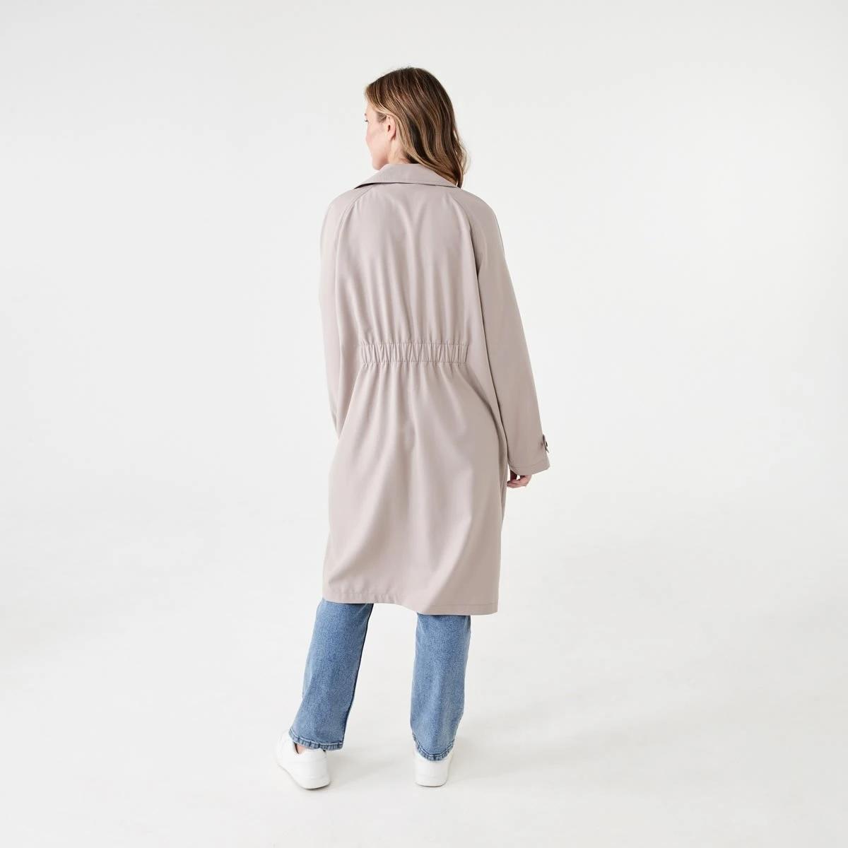 3 Drape Jacket FADED TAUPE, 3 of 6