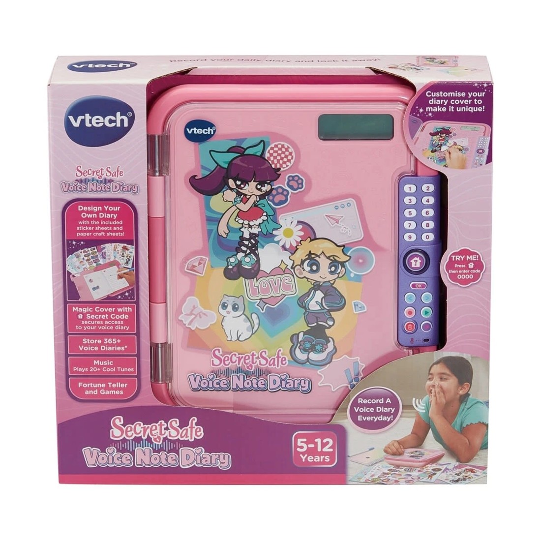 1 VTech Secret Safe Voice Note Diary, 1 of 4