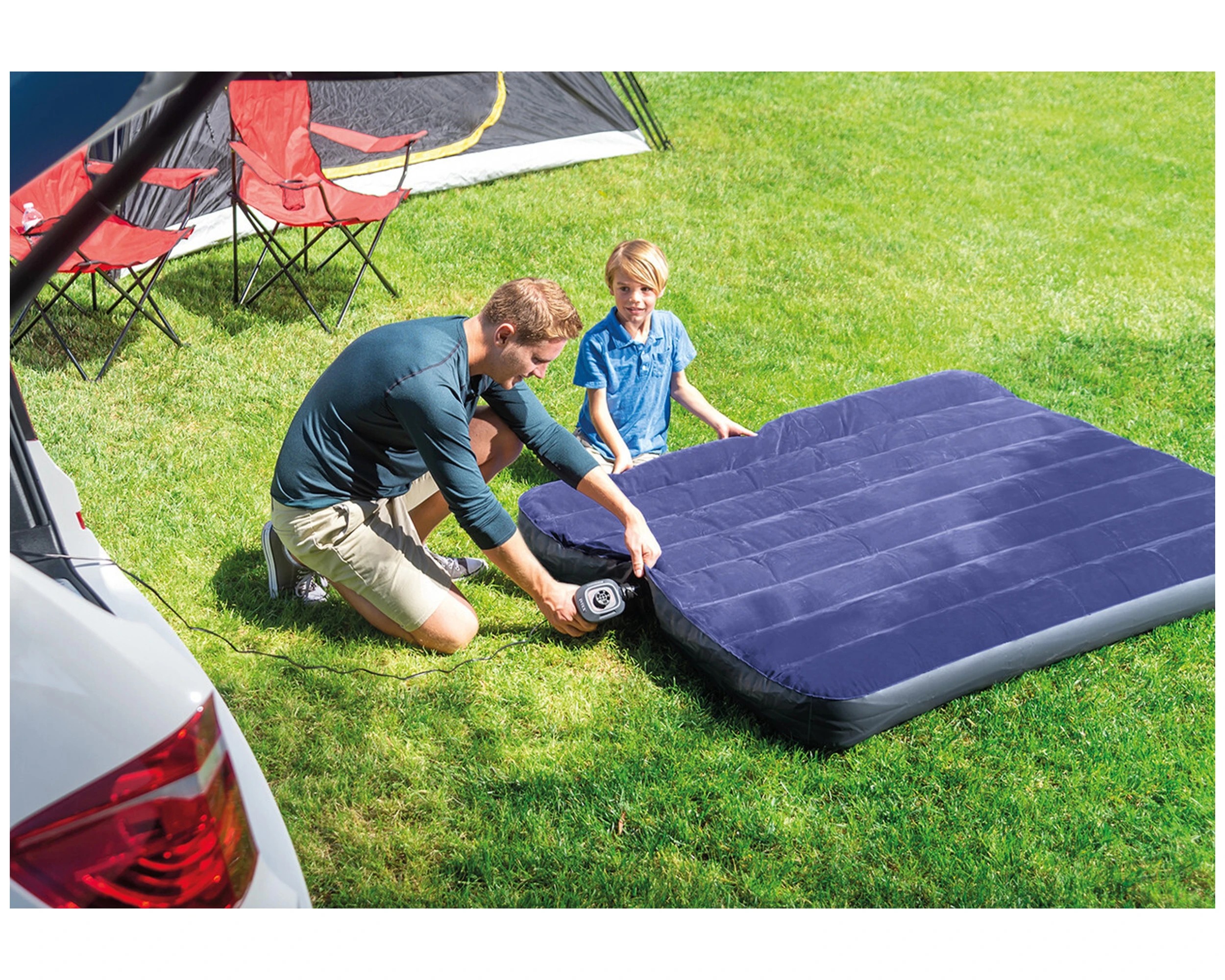 4 Intex 12 Volt Quickfill Dc Electric Air Inflating Pump Portable Air Pump, 4 of 6