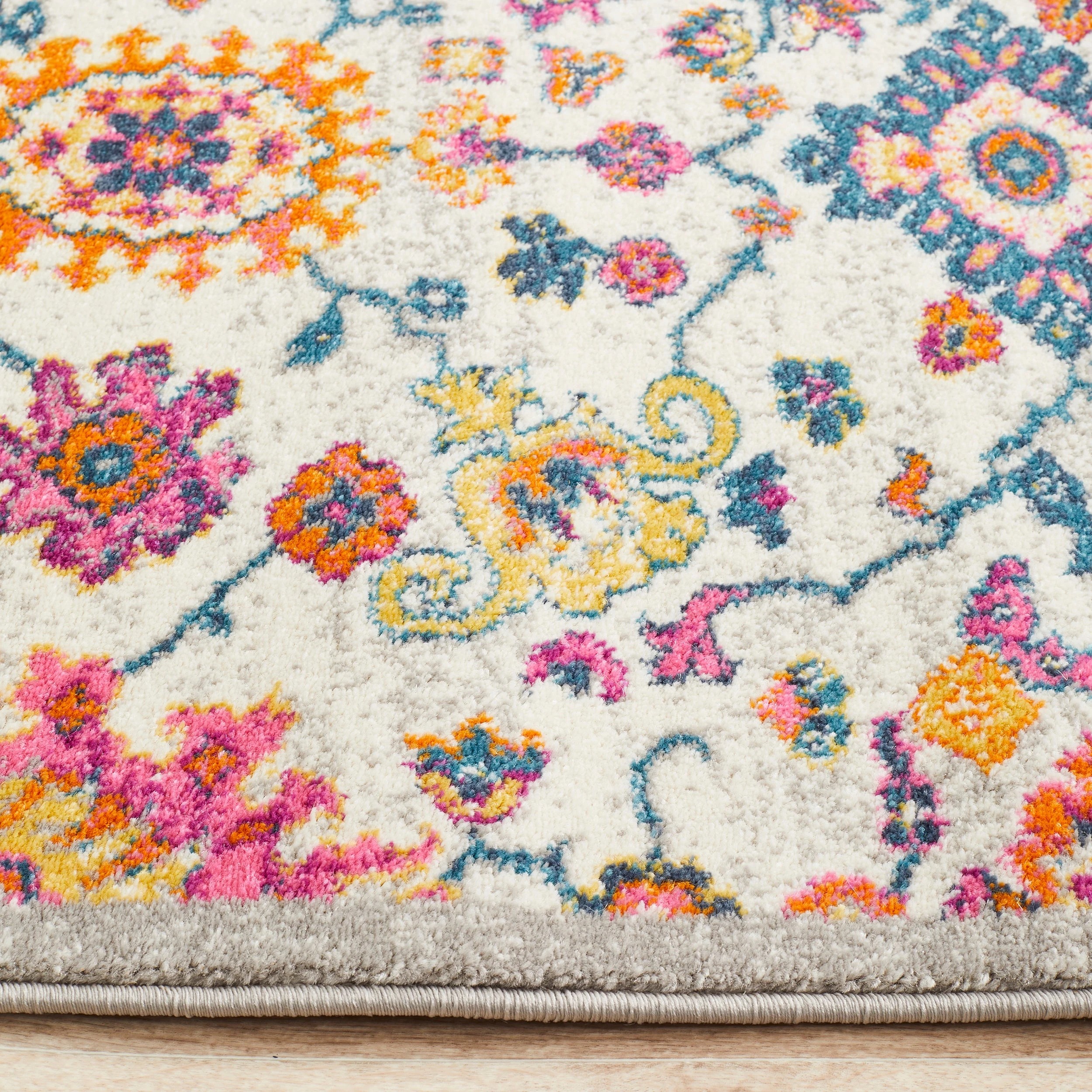 5 Common Ground Rugs Atlas 208 500x80cm - White, 5 of 7