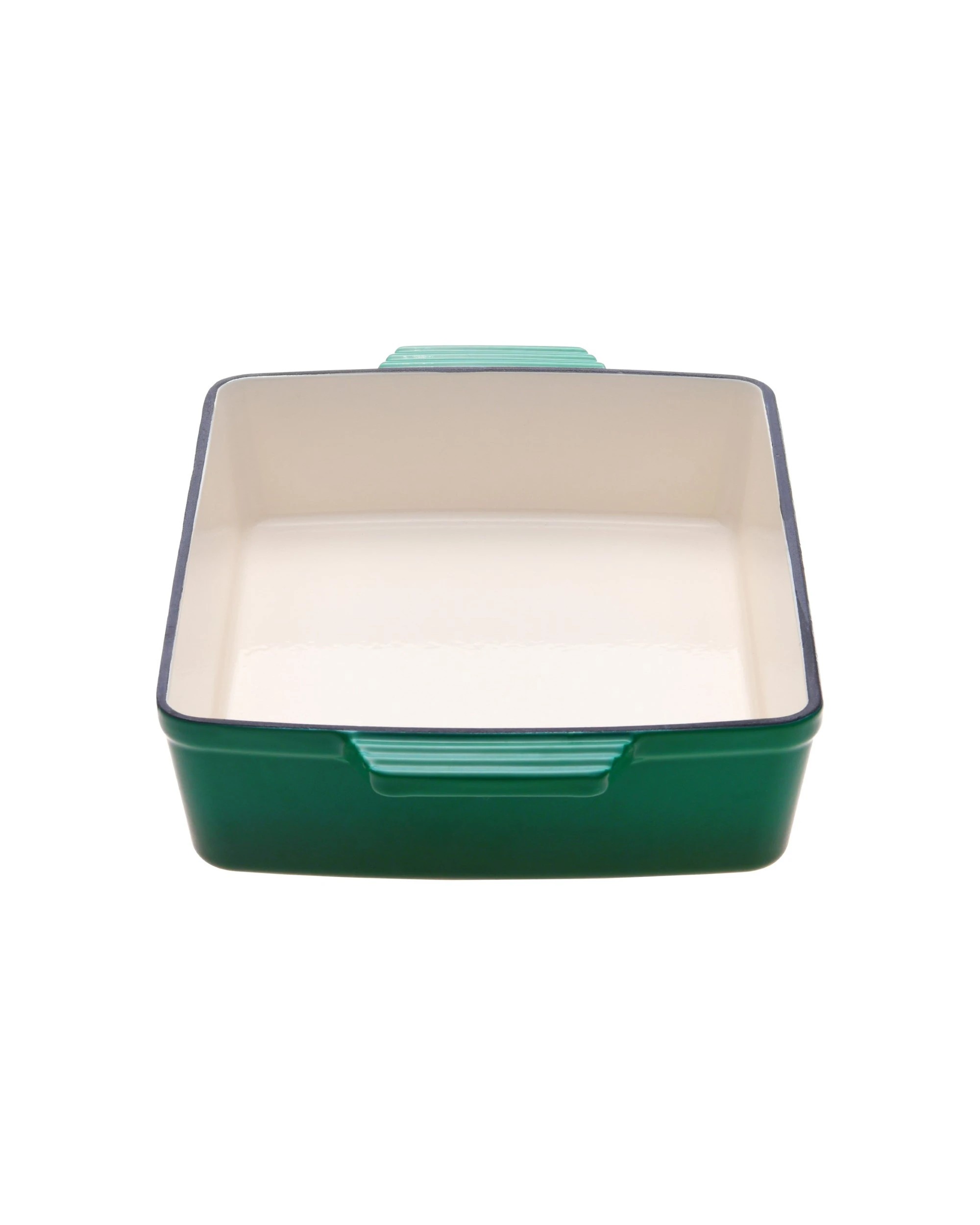 4 Gourmet Kitchen Enamelled Cast Iron Rectangular Baking Pan 33cm - Eden Green, 4 of 7