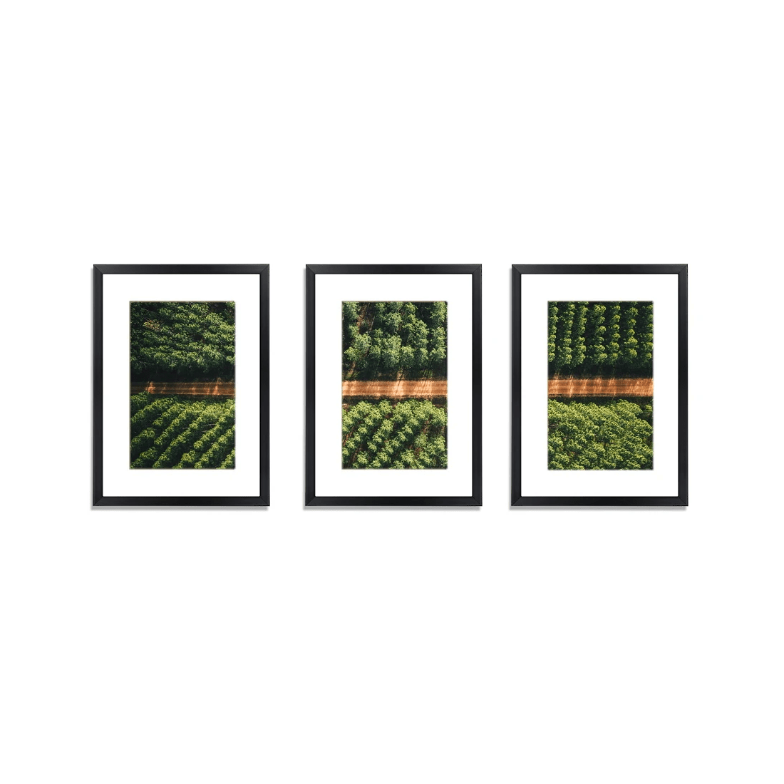 1 Artiss Photo Frames A3 Picture Painting Holder Set Home Decor 3PCS 12x17in - Black, 1 of 7