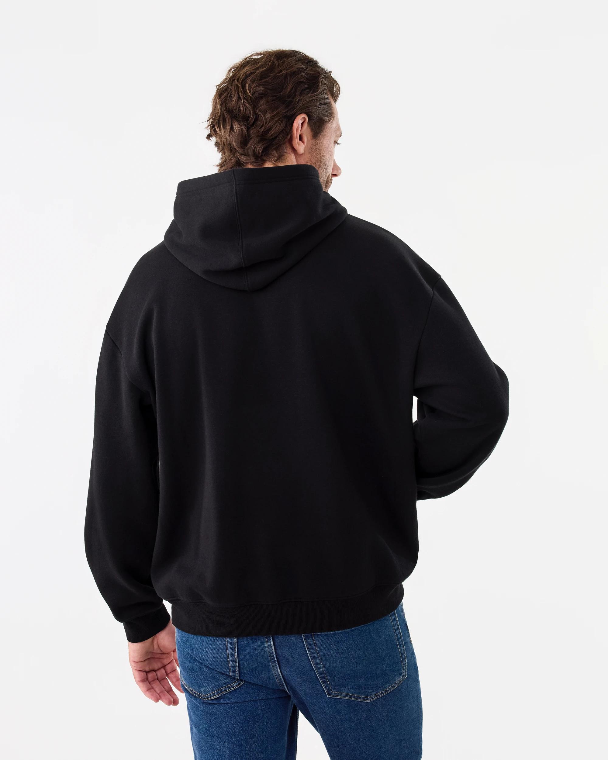 3 Relaxed Core Hoodie Black, 3 of 10