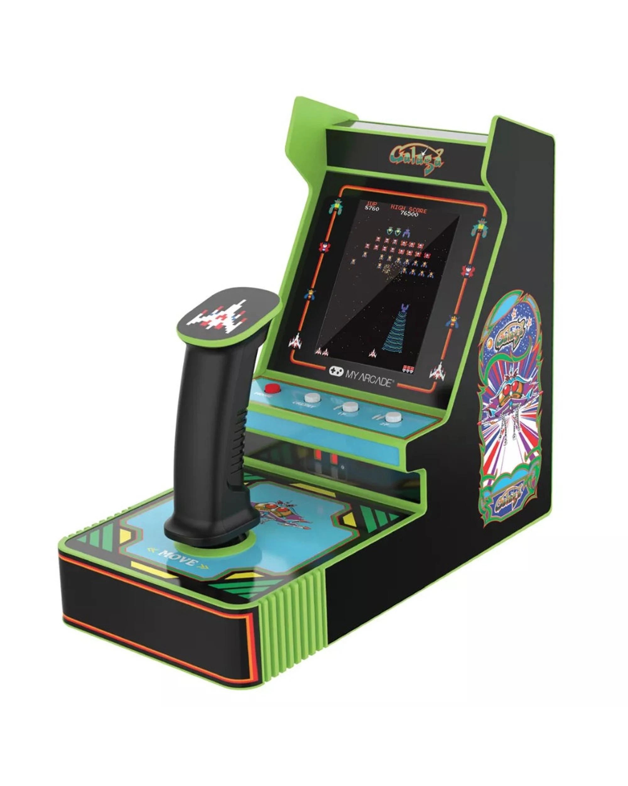 1 My Arcade Galaga Retro Arcade Joystick Player, 1 of 6