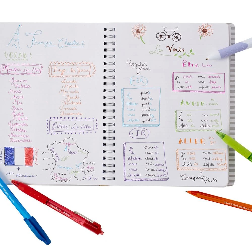 3 Papermate InkJoy 100RT Ballpoint Pen Fashion 8 Pack, 3 of 7
