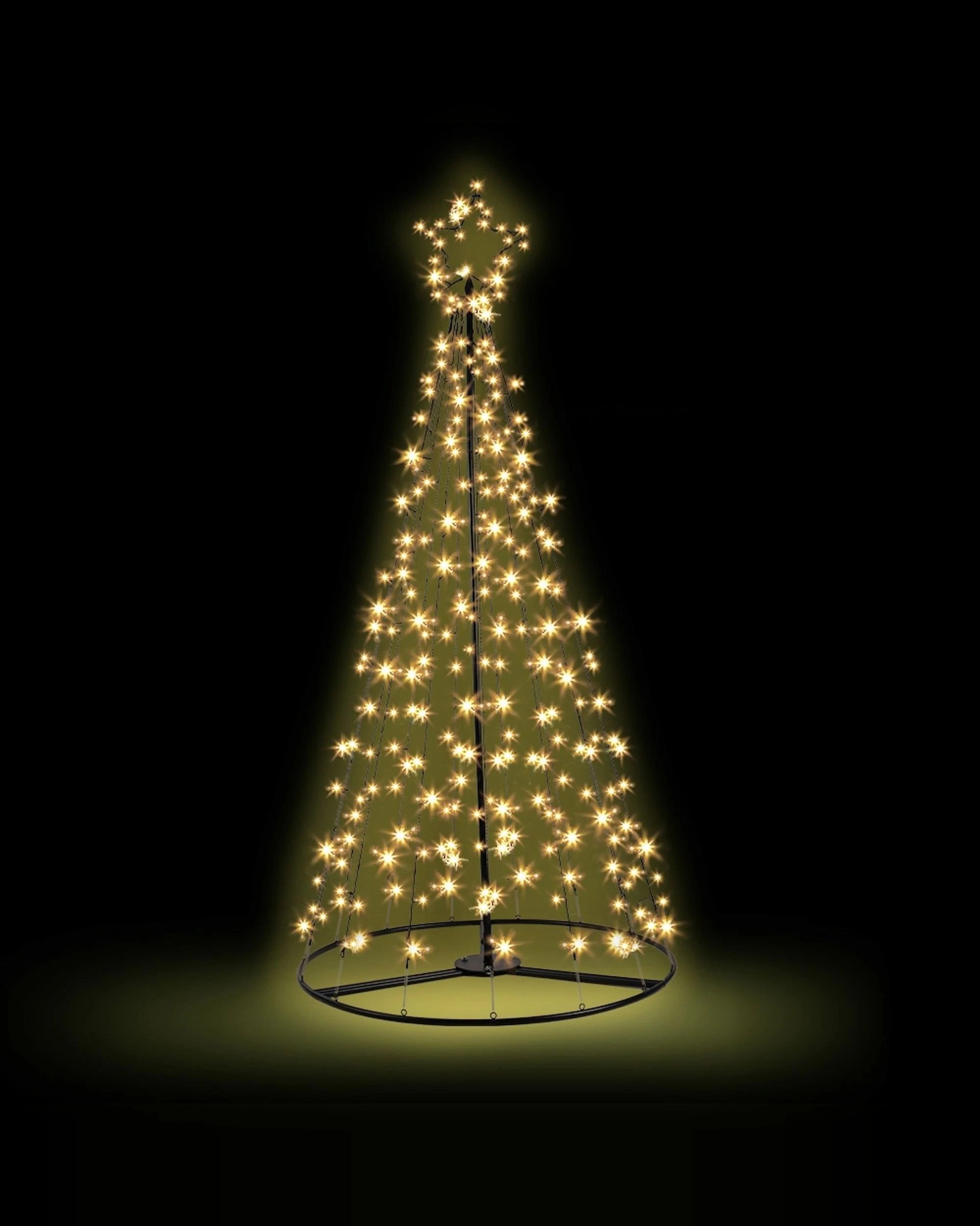 1 Jingle Jollys Solar Christmas Tree 2.1m Xmas Tree Decorations 8 Light Modes
 - Green, 1 of 3