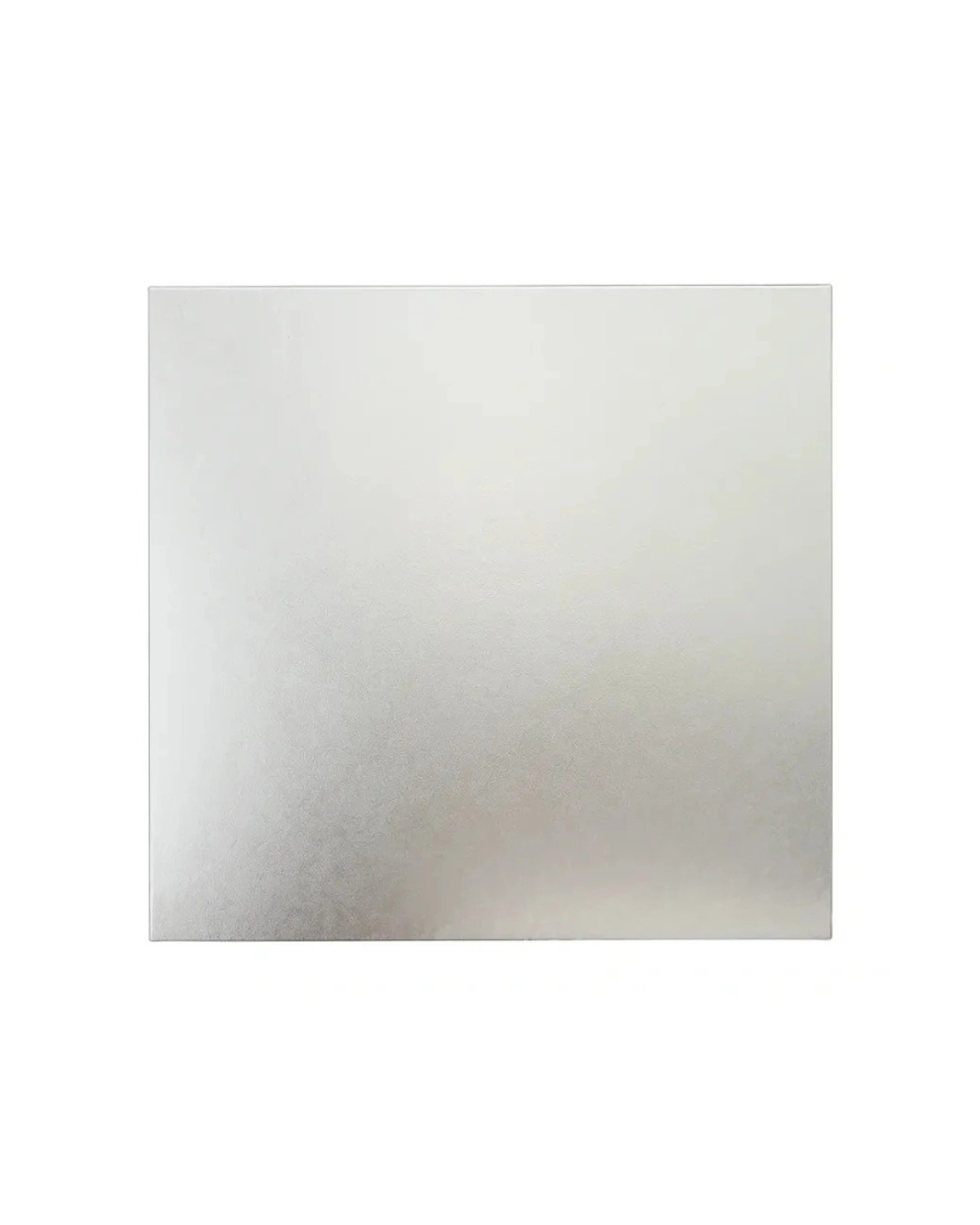1 Iconic Cake Art Square Masonite Cake Board 8 Inches - Silver, 1 of 1