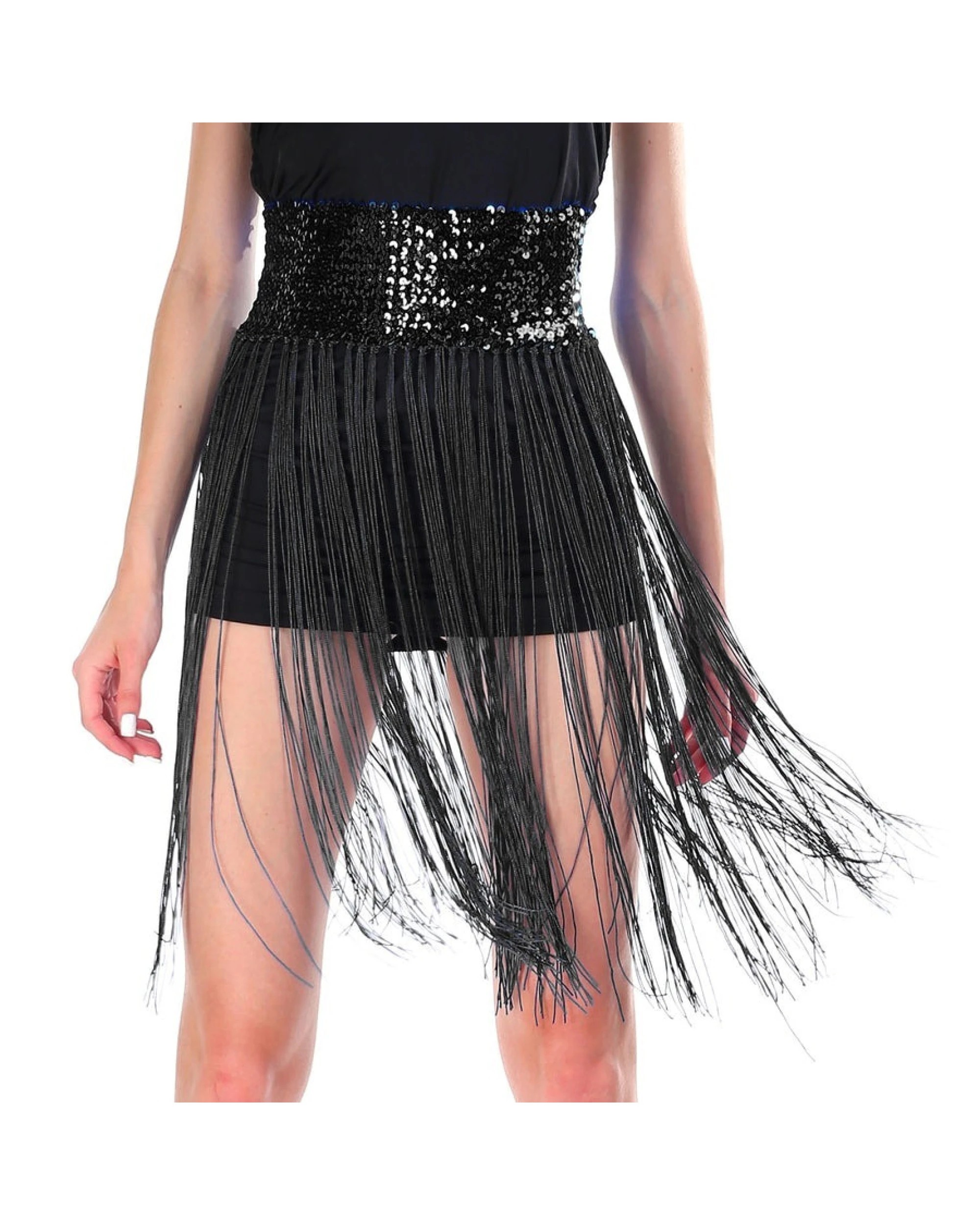 1 BR Costumes Sequin Fringe Skirt for Belly Dance Costume - One Size, 1 of 1