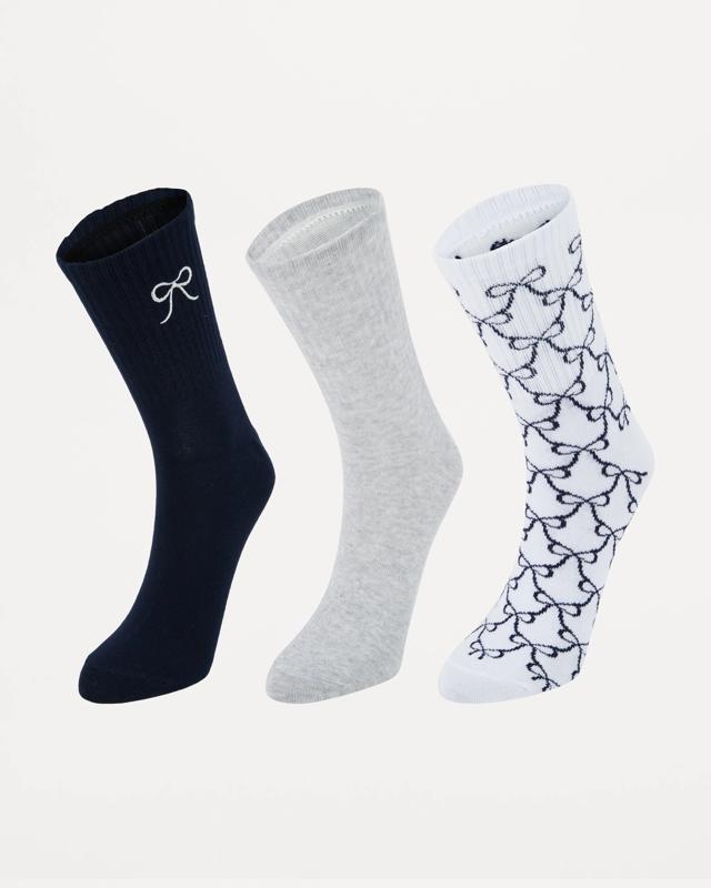 3 Pack Rib Quarter Crew S