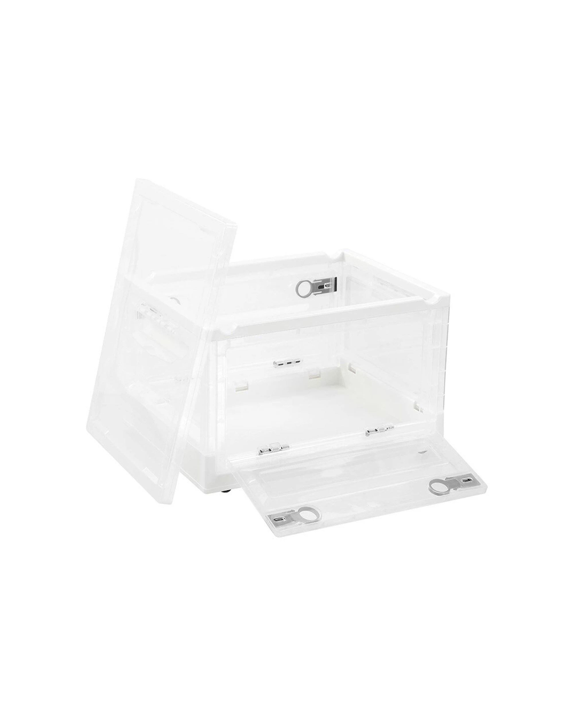 8 Boxsweden Foldaway Stackable Box 18.5L - Stackable Storage Box - Wheels
 - plain, 8 of 9