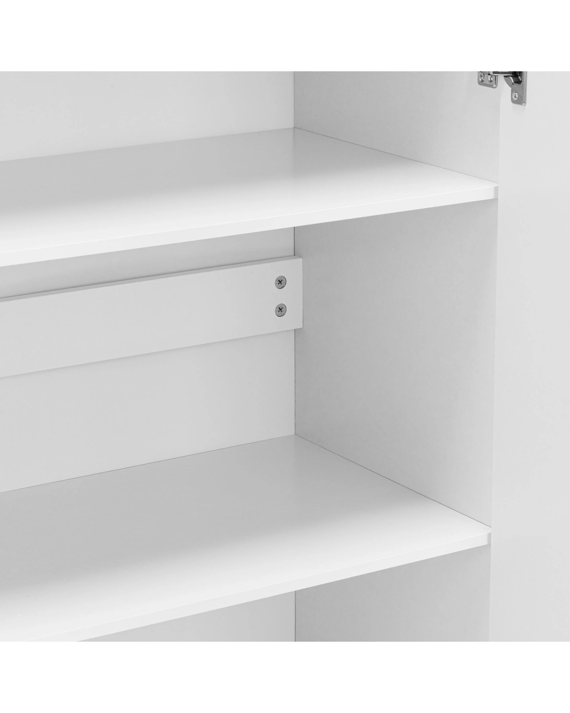 8 Kodu Ivy Pantry Cupboard Storage Cabinet 3 Door 5 Tier Shelf Multipurpose - White, 8 of 10