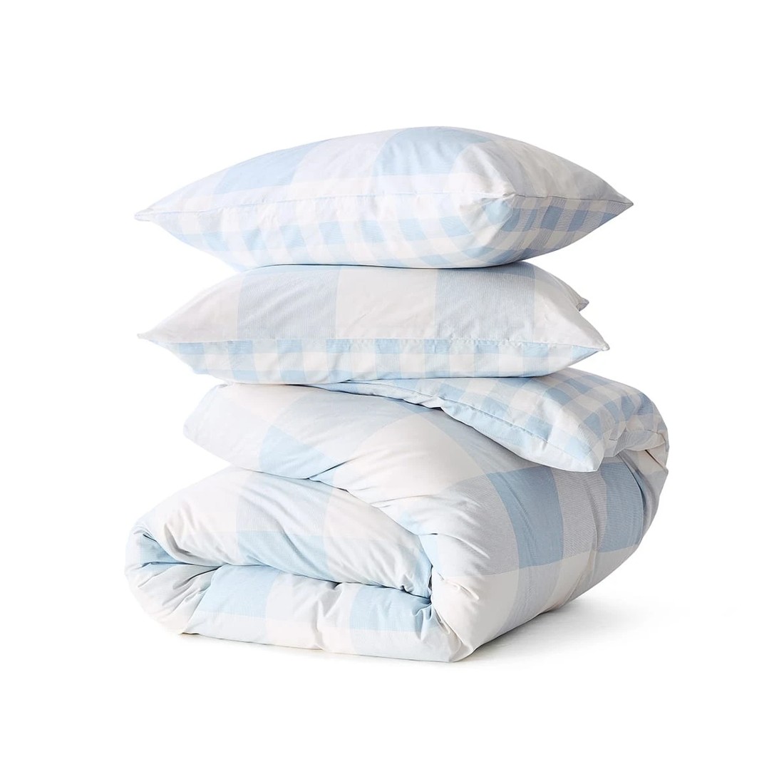 6 Blake Cotton Rich Reversible Quilt Cover Set - Single Bed, Blue, 6 of 7
