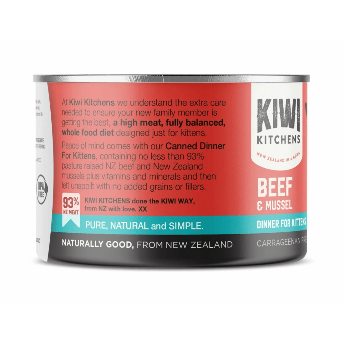 2 Kiwi Kitchens Cat Beef 170g 18pk, 2 of 2