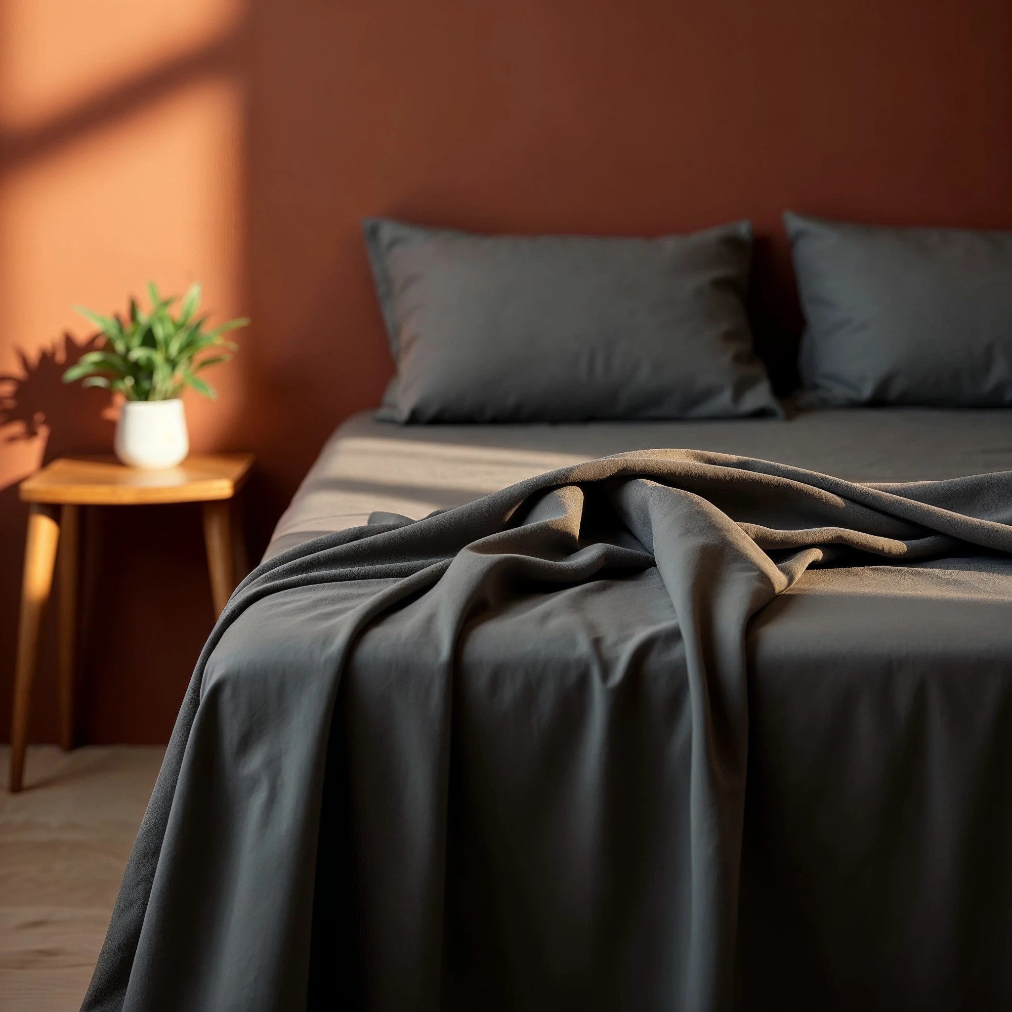 2 Royal Comfort 1000 Thread Count Bamboo Cotton Sheet and Quilt Cover Complete Set Queen - Queen Bed - Grey, 2 of 6