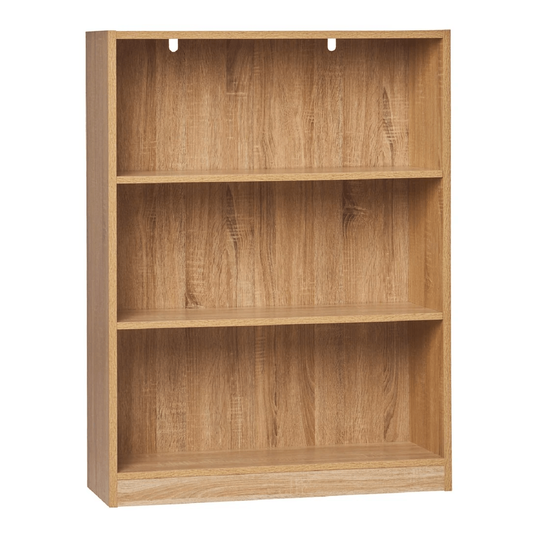 1 Austin 3 Shelf Bookcase Oak, 1 of 6