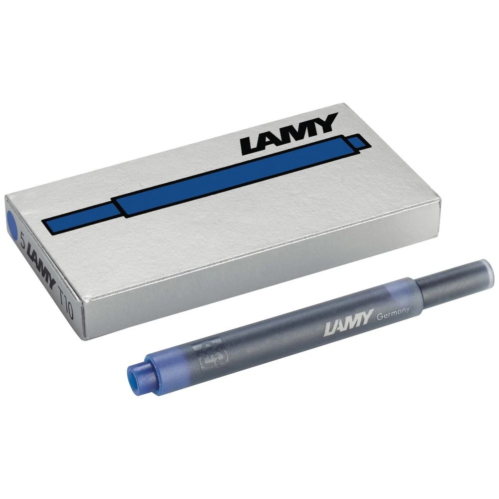 3 LAMY T10 Fountain Pen Ink Cartridge Blue 5 Pack, 3 of 4